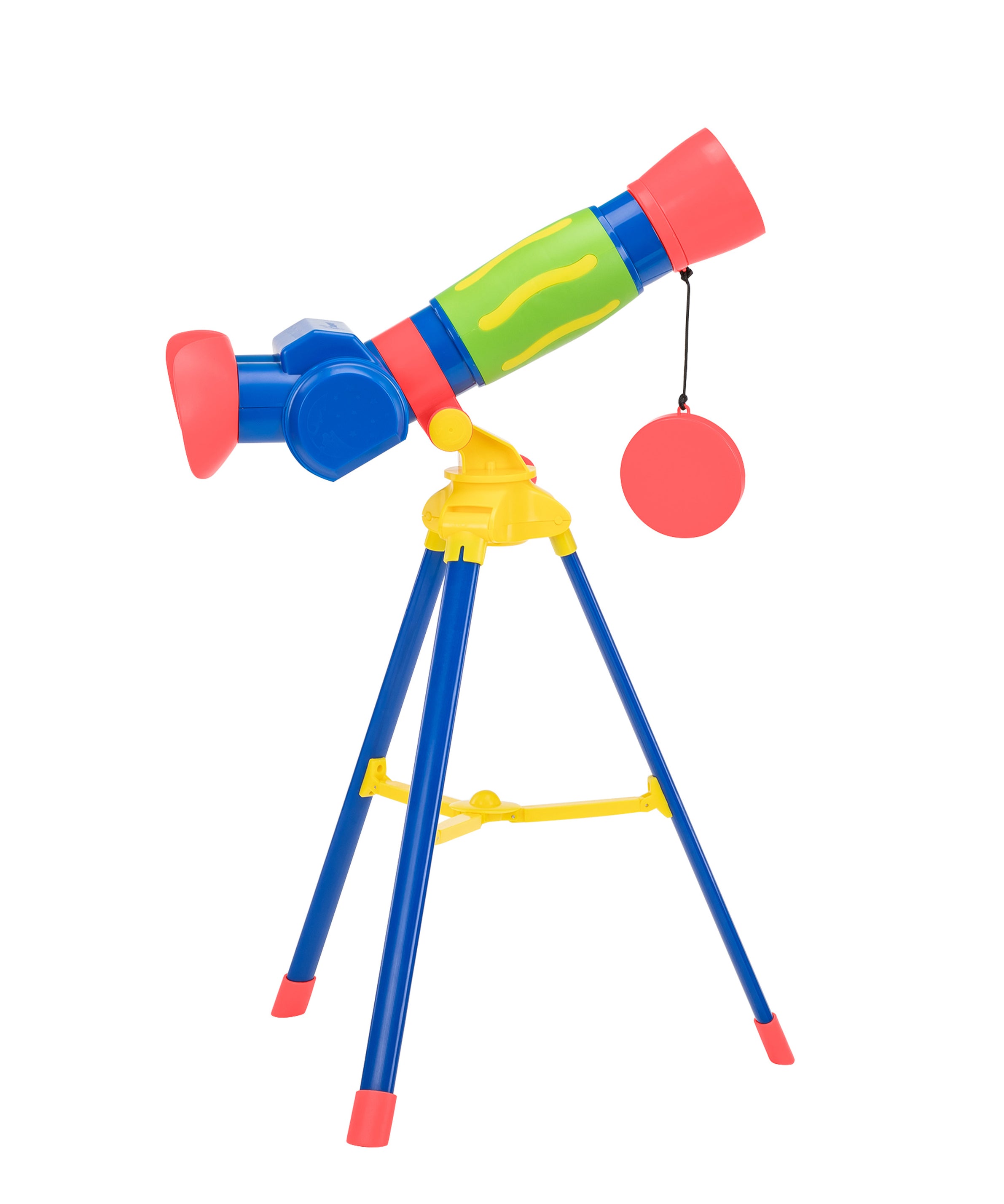 Learning Resources GeoSafari Jr. My First Telescope, Focus-Free Kids Toy Telescope with 9x Magnification, Beginner STEM Toy for Outdoor Exploration, Ages 4+