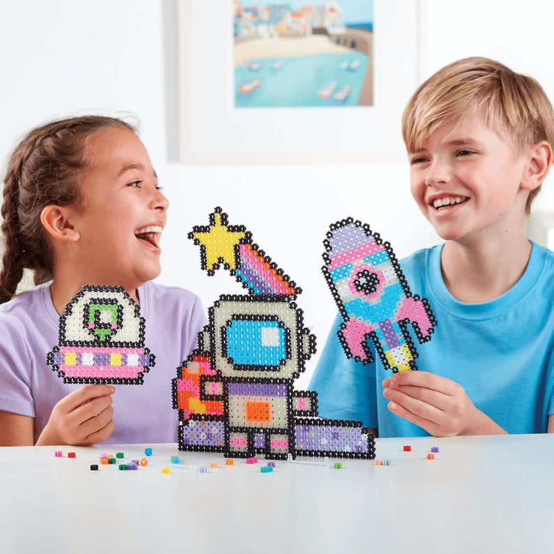 Character Options Simbrix Connect & Wow Glowing Galactic Pack with 1500+ brix, 2D & 3D Pixel Arts and Crafts Construction Toy, Creative & Imaginative STEAM Building Toy for Boys & Girls Ages 5+