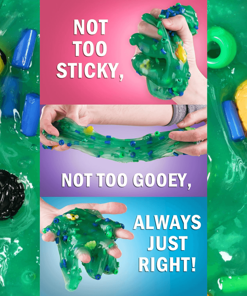 Crazy Aaron’s Slime Charmers - Swamp Water, Raspberry Scented Slime with Charms, Non-Toxic, Super Stretchy & Squishy Fidget Toy Suitable for Boys and Girls Aged 3Y+