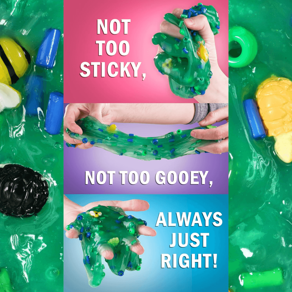 Crazy Aaron’s Slime Charmers - Swamp Water, Raspberry Scented Slime with Charms, Non-Toxic, Super Stretchy & Squishy Fidget Toy Suitable for Boys and Girls Aged 3Y+