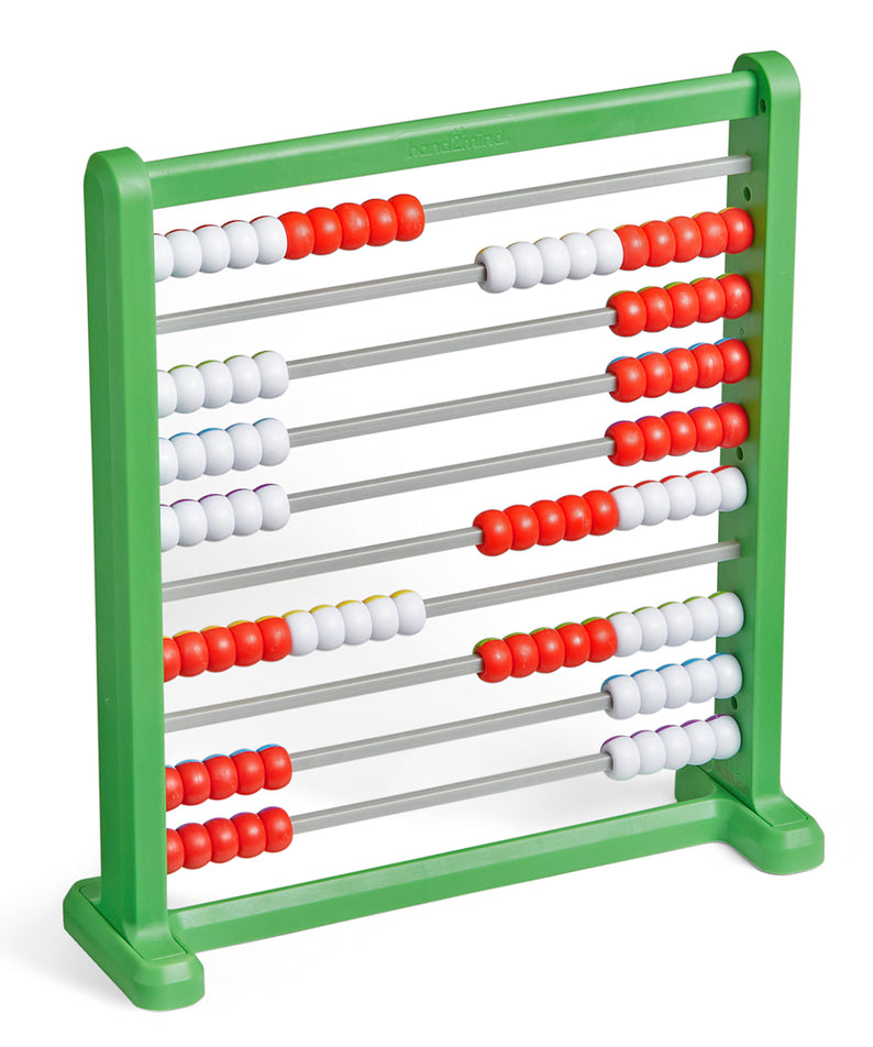 Learning Resources Double-Sided Abacus, Colour-Changing Abacus and Rekenrek for Early Math Skill, Counting, Addition, and Subtraction Tool for Kids, Durable Plastic Frame, Ages 3+