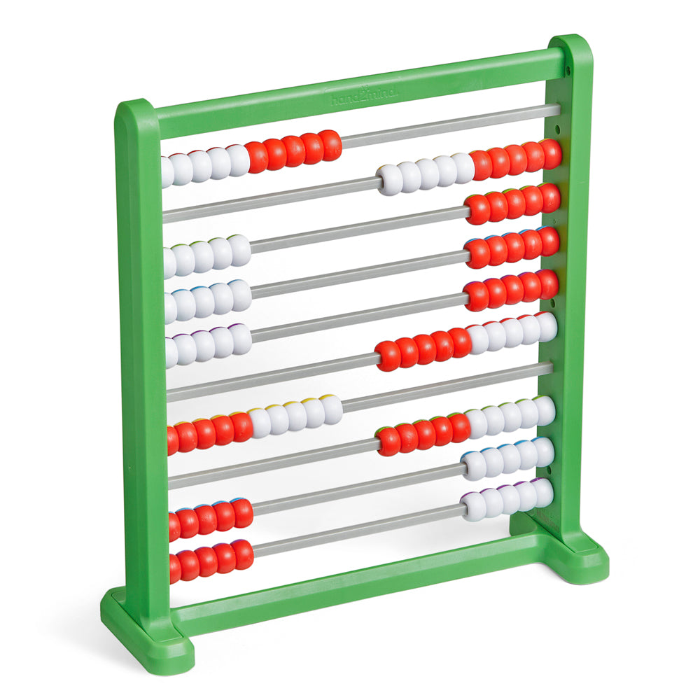 Learning Resources Double-Sided Abacus, Colour-Changing Abacus and Rekenrek for Early Math Skill, Counting, Addition, and Subtraction Tool for Kids, Durable Plastic Frame, Ages 3+