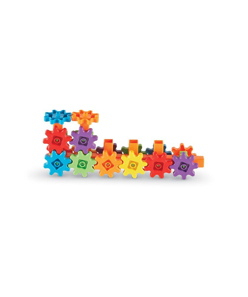 Learning Resources Gears Gears Gears New Colours, 60 Piece Building Set for STEM Learning, Compatible with All Gears Sets, Ages 3 Plus