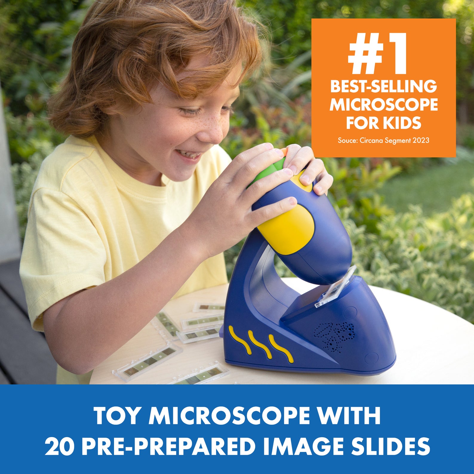 Learning Resources GeoSafari Talking Microscope, Child-Friendly Real Working Microscope with Bindi Irwins Voice, 20 Pre-Prepared Slides, Multilingual Audio, Ages 4+