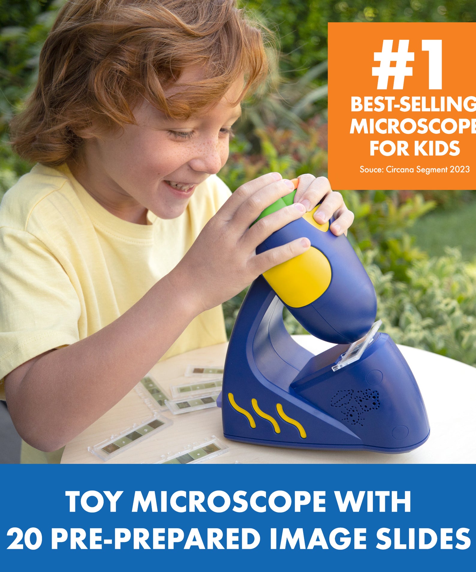 Learning Resources GeoSafari Talking Microscope, Child-Friendly Real Working Microscope with Bindi Irwins Voice, 20 Pre-Prepared Slides, Multilingual Audio, Ages 4+