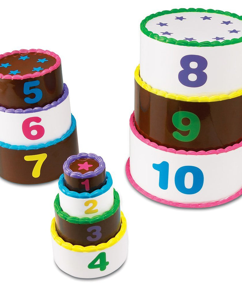 Learning Resources Smart Snacks Stack and Count Layer Cake, Educational Stacking Toy for Early Maths and Motor Skills, Ages 2 Plus