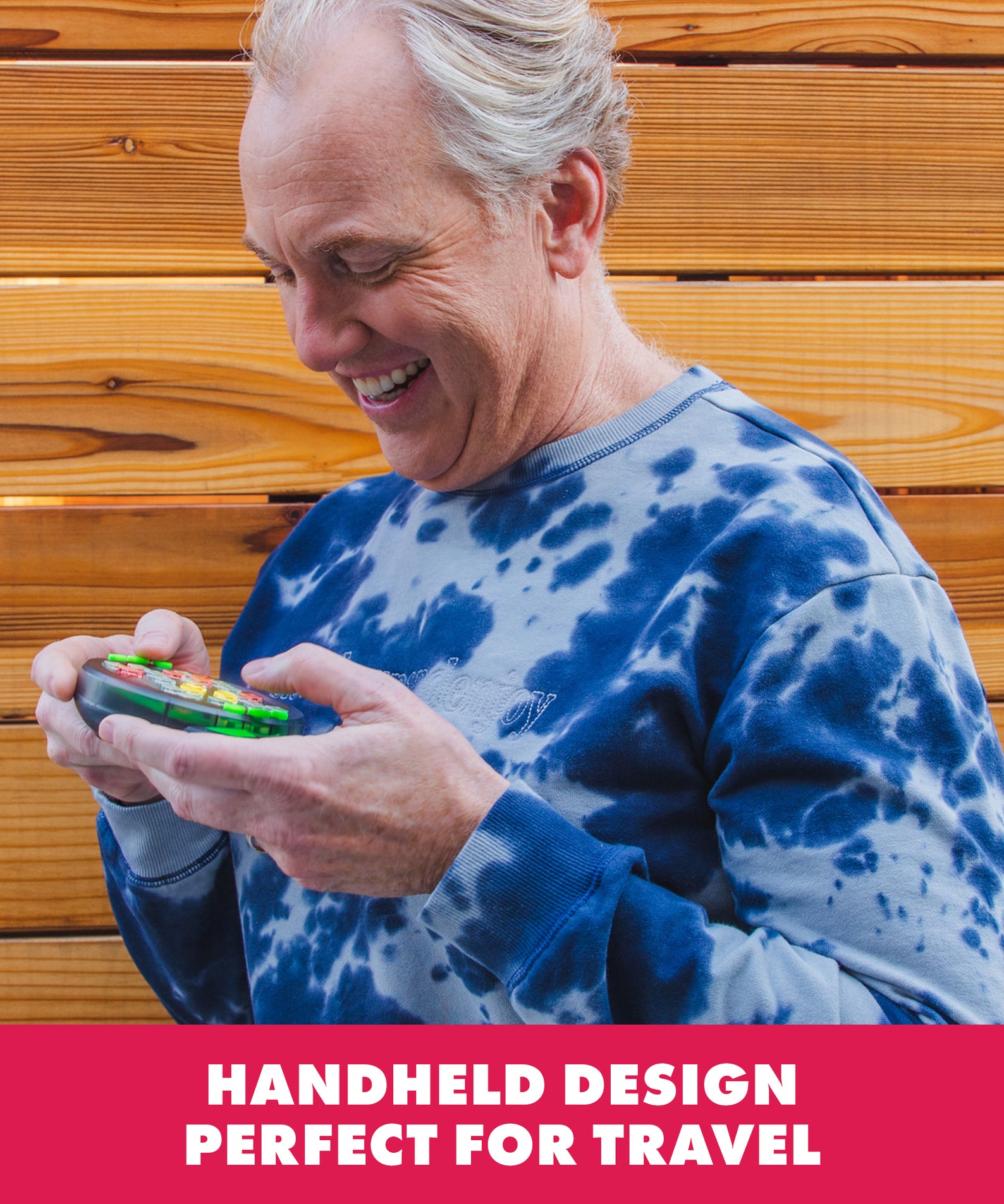 Learning Resources BrainBolt Memory Game, Light-Up Handheld Memory Puzzle for Kids and Adults, Solo or Two-Player Game, Portable Brain Teaser for Travel and Learning, Ages 7+