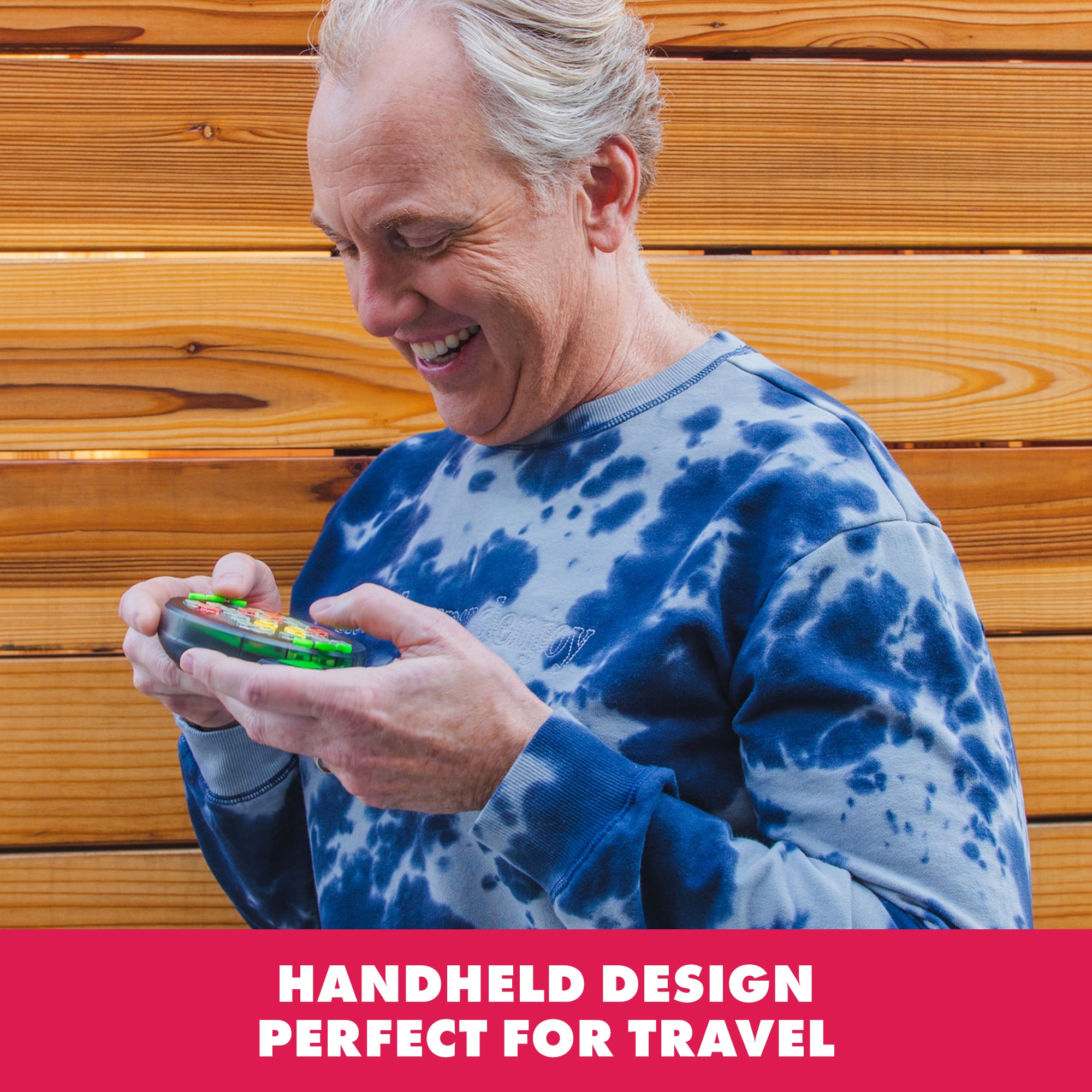 Learning Resources BrainBolt Memory Game, Light-Up Handheld Memory Puzzle for Kids and Adults, Solo or Two-Player Game, Portable Brain Teaser for Travel and Learning, Ages 7+