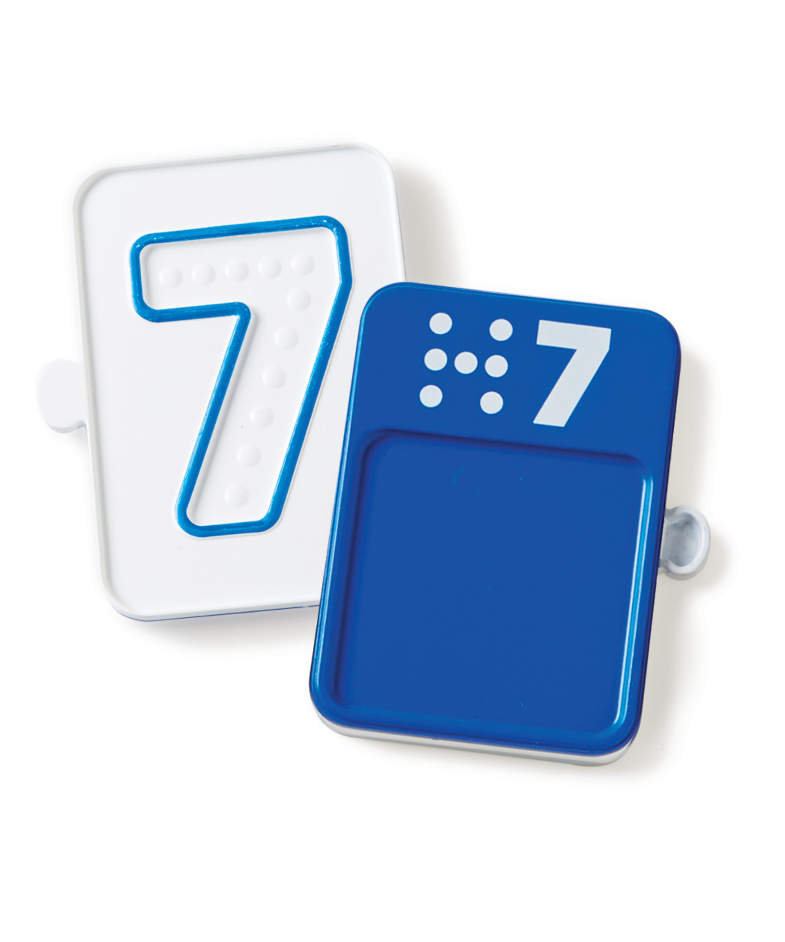 Learning Resources Sensory Number Trays, 10 Double-Sided Finger Tracing Boards for Counting and Number Formation, Made from Recycled Plastic, Ages 3 Plus