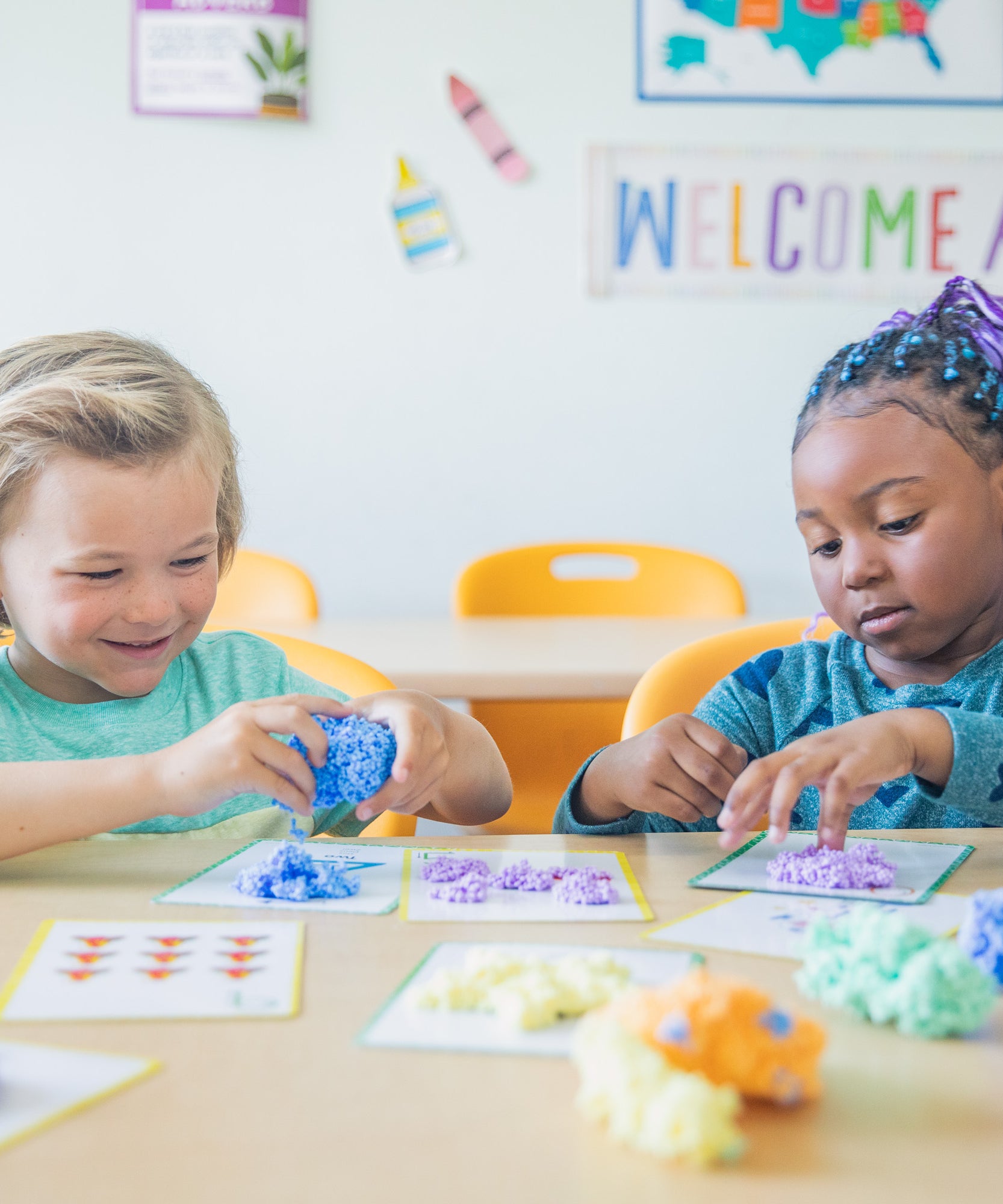 Learning Resources Playfoam Shape & Learn Numbers Set, Hands-On Number & Shape Formation, Sensory Play & Fine Motor Skills, Mess-Free & Never Dries Out, Learning Resources