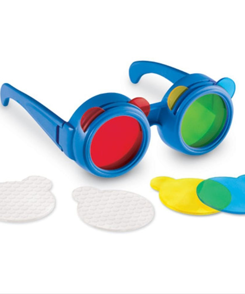 Learning Resources Primary Science Colour Mixing Glasses, Explore Primary & Secondary Colours, Kaleidoscope Fun with 8 Lenses, Ages 3+