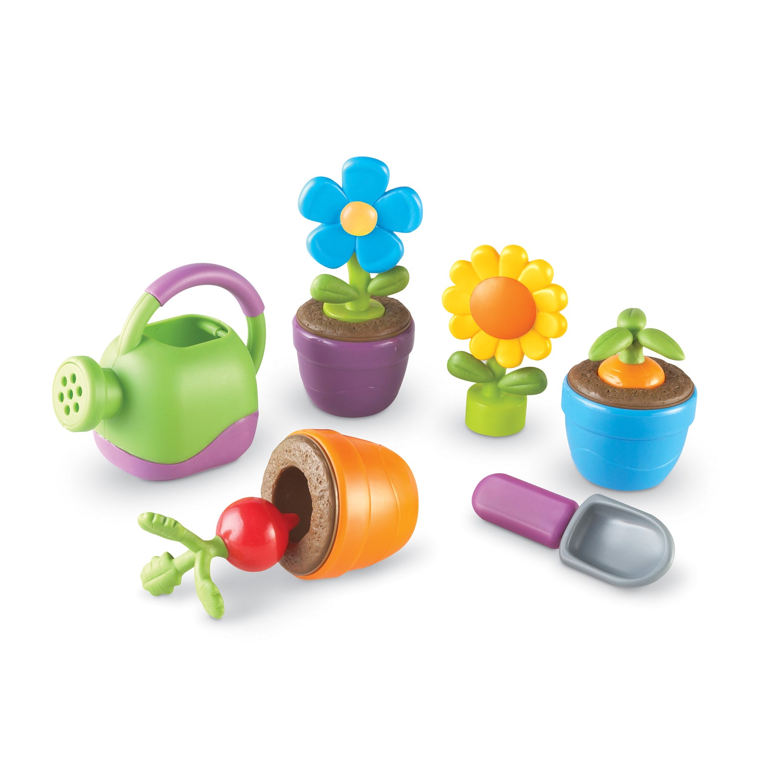 Learning Resources New Sprouts Grow It! Gardening Play Set, Pretend Play Flower and Vegetable Garden Toy, Ages 2 Plus