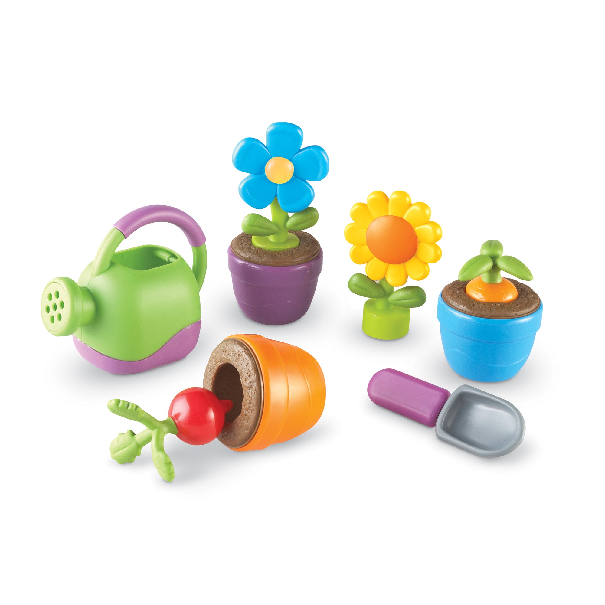 Learning Resources New Sprouts Grow It! Gardening Play Set, Pretend Play Flower and Vegetable Garden Toy, Ages 2 Plus