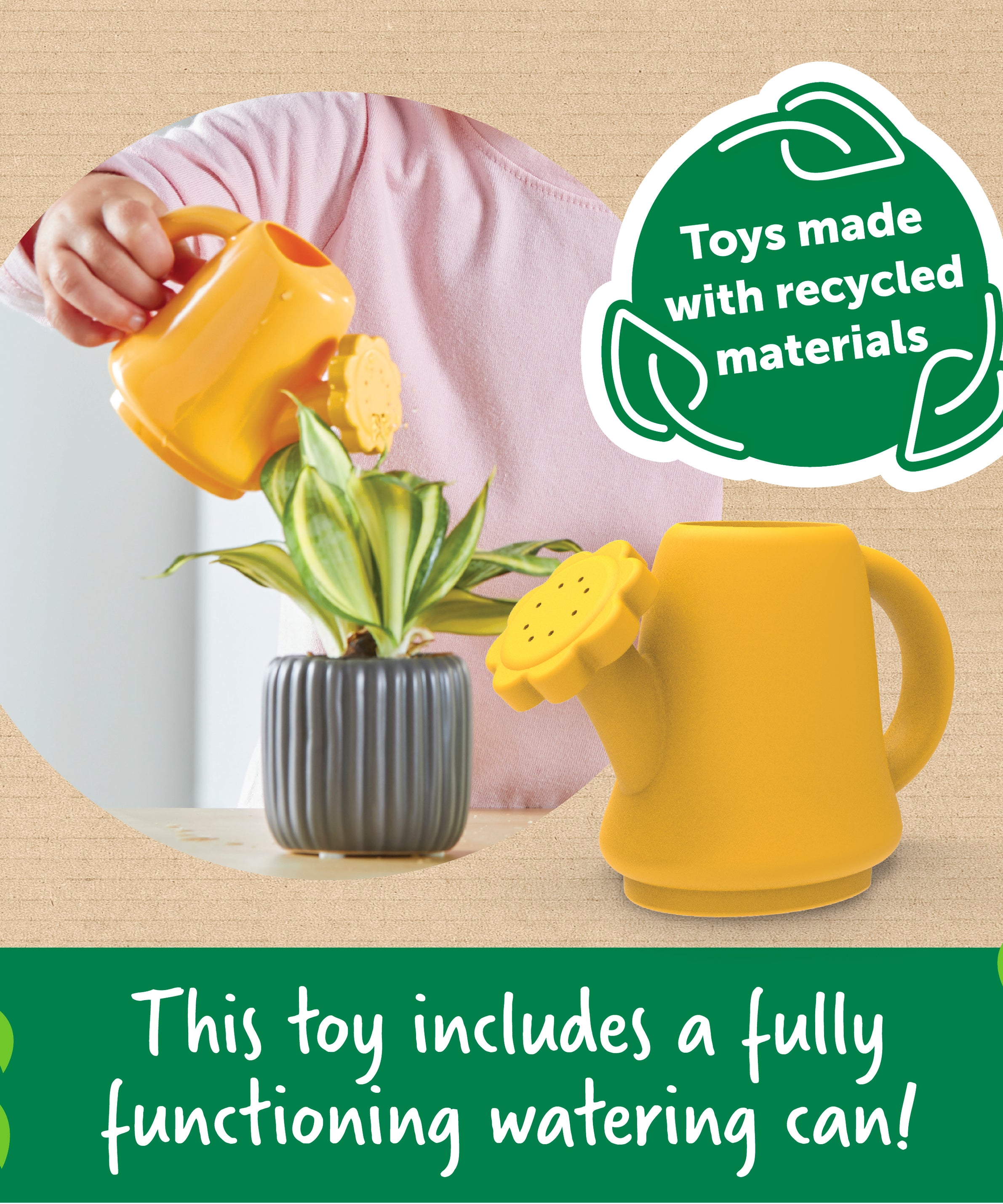 Learning Resources Growing Greenhouse Colour and Number Playset, Counting and Colour Matching Toy for Toddlers, Sustainable Preschool Toy Set for Ages 18 Months+