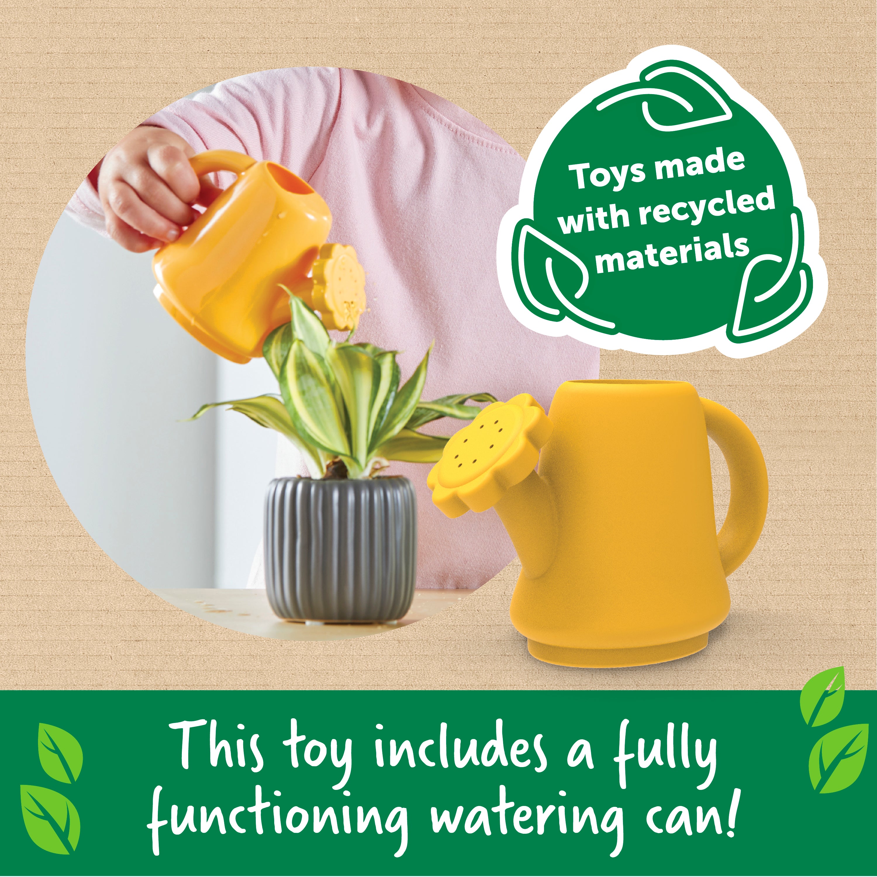 Learning Resources Growing Greenhouse Colour and Number Playset, Counting and Colour Matching Toy for Toddlers, Sustainable Preschool Toy Set for Ages 18 Months+