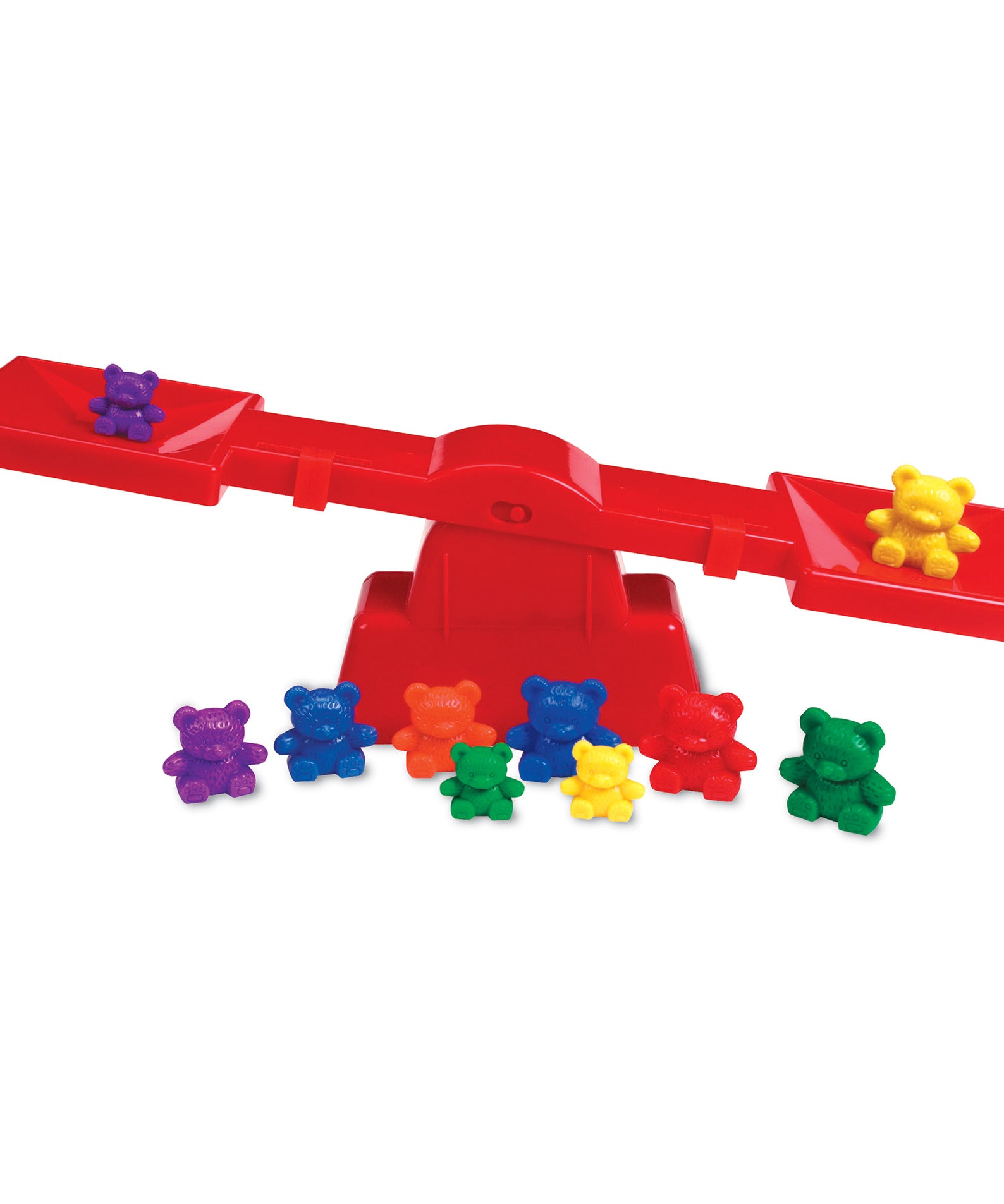 Learning Resources Three Bear Family Beginners Balance, Classroom Math Balance with 10 Counters, Teaches Mass & Measurement, Easy to Use, Multilingual Guide, Ages 3+