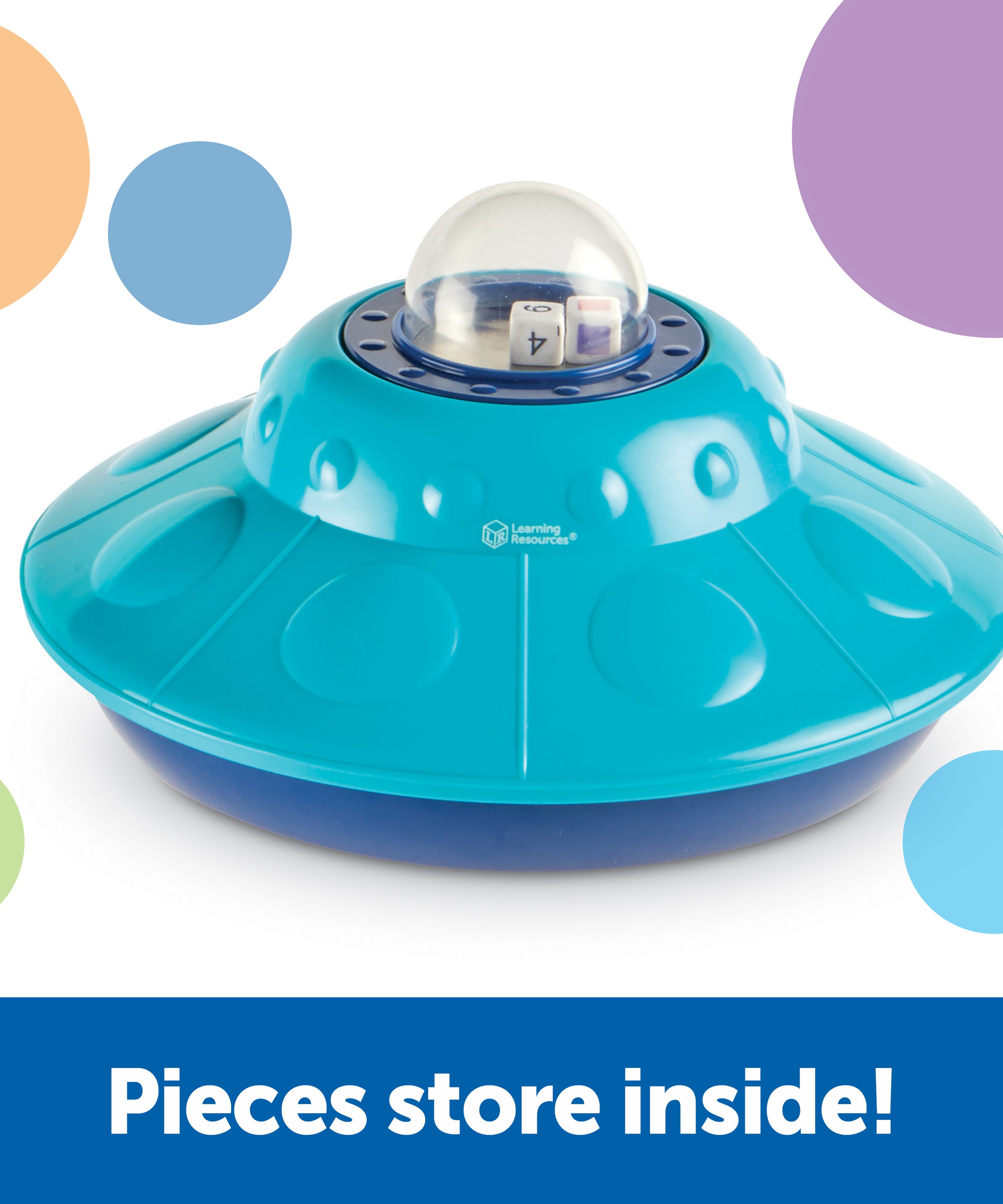 Learning Resources Oodles of Aliens! Sorting Saucer, Fine Motor & Sorting Game for Kids, 48 Pieces, Ages 3+