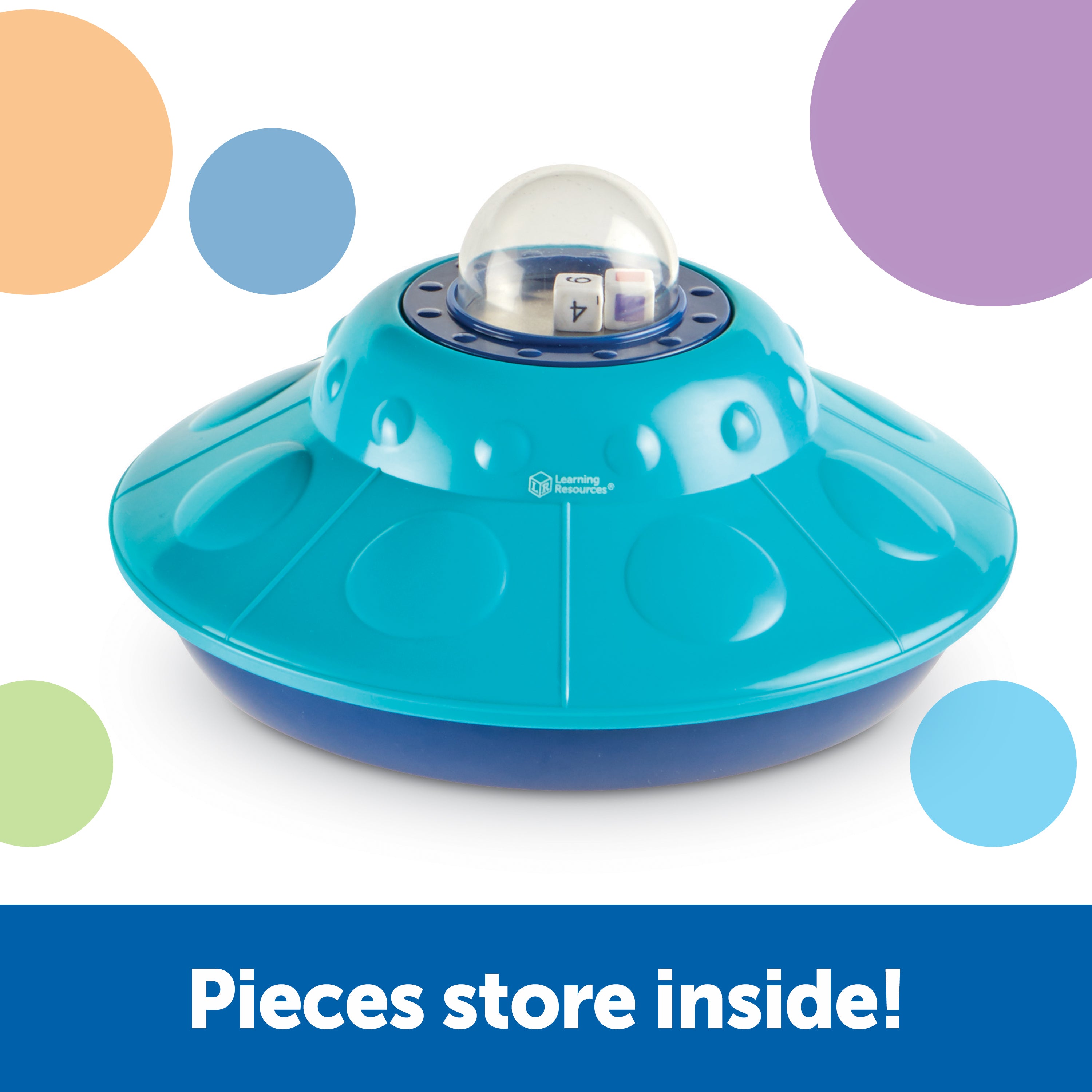 Learning Resources Oodles of Aliens! Sorting Saucer, Fine Motor & Sorting Game for Kids, 48 Pieces, Ages 3+