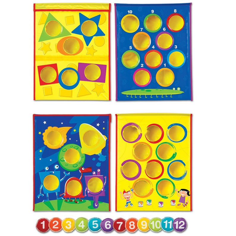Learning Resources Smart Toss Early Skills Activity Set, Interactive Bean Bag Game for Physical and Numeracy Skill Development