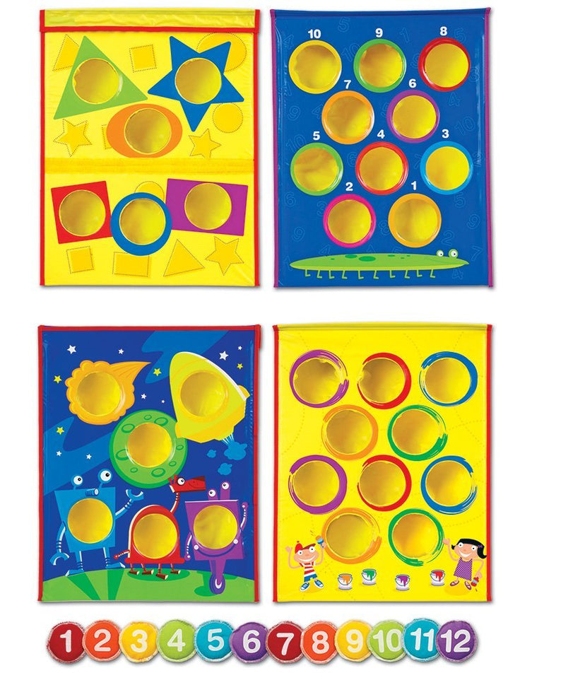 Learning Resources Smart Toss Early Skills Activity Set, Interactive Bean Bag Game for Physical and Numeracy Skill Development