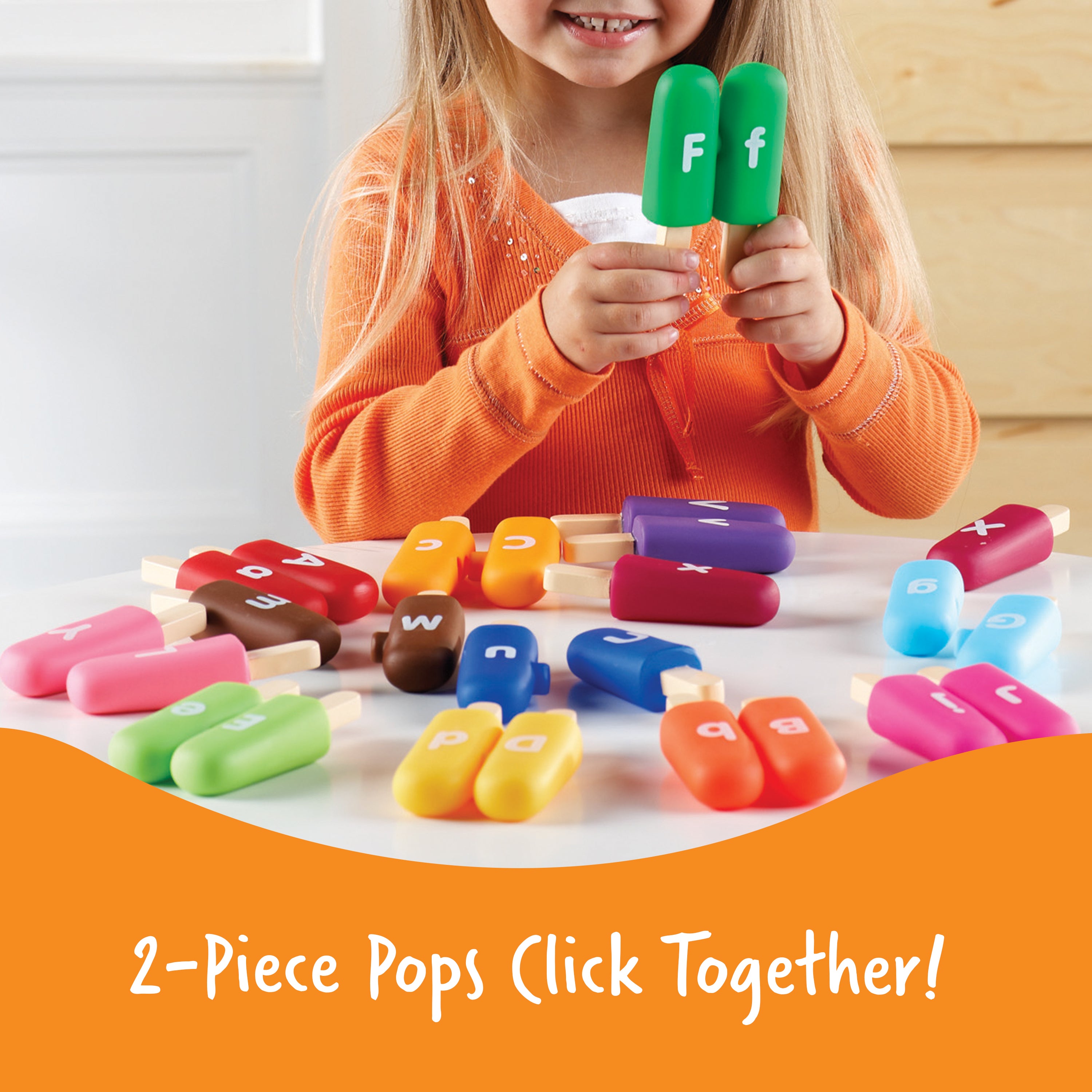 Learning Resources Smart Snacks Alpha Pops, Letter Recognition and Fine Motor Skill Development Toy, Ages 2+