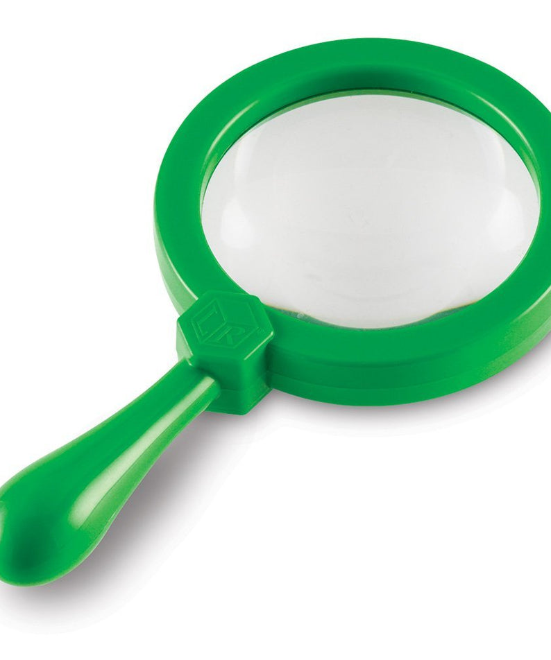 Learning Resources Jumbo Magnifiers, Set of 12 Extra-Large Handheld Magnifying Glasses with Built-In Stands, 4.5x Magnification, Ideal for STEM Exploration and Early Science, Ages 3+