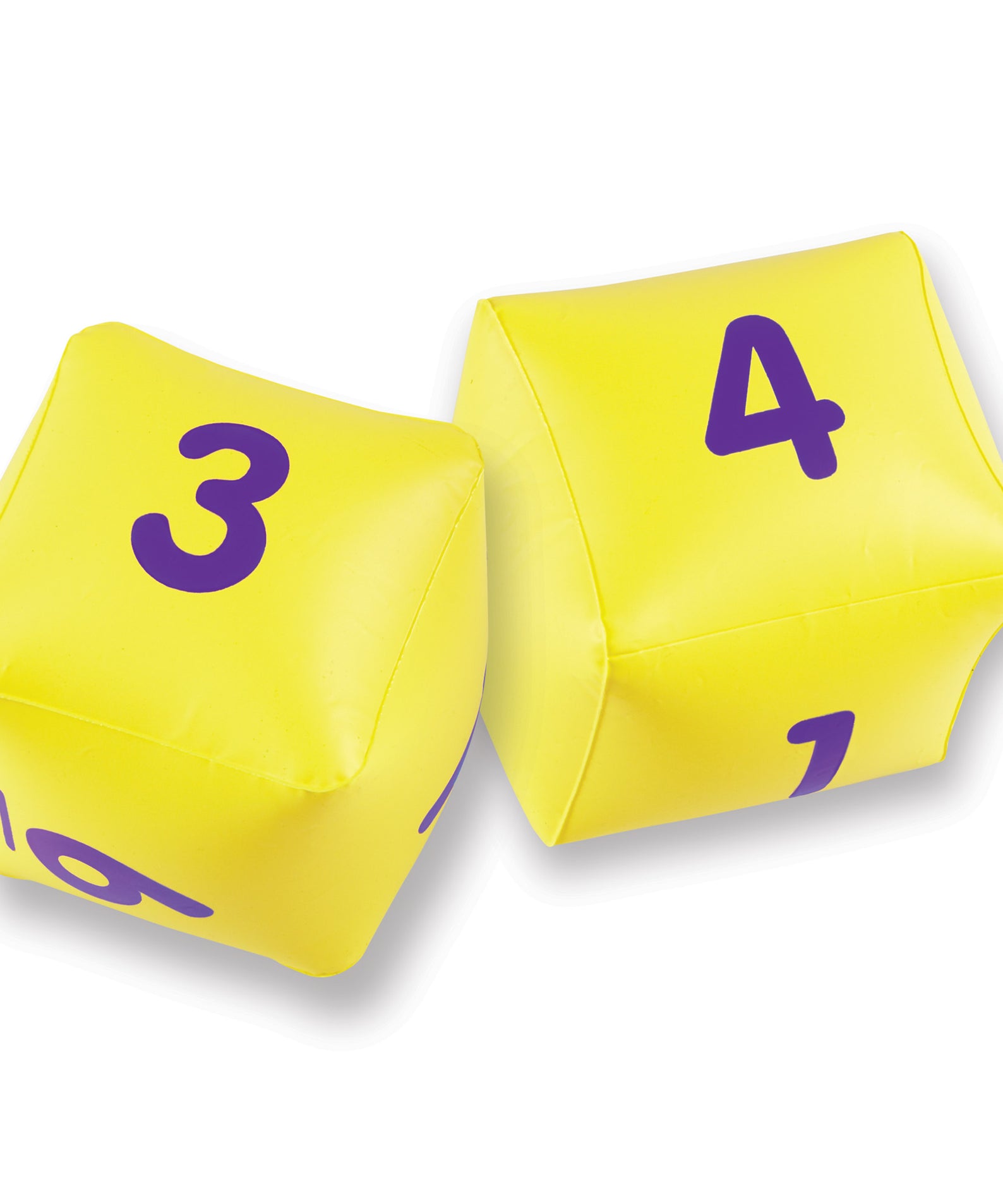 Learning Resources Hip Hoppin' Hundred Mat Activity Set, Giant Floor Mat for Counting and Number Patterns, Includes 2 Inflatable Cubes and 54 Number Frames, Maths Game for Ages 5+