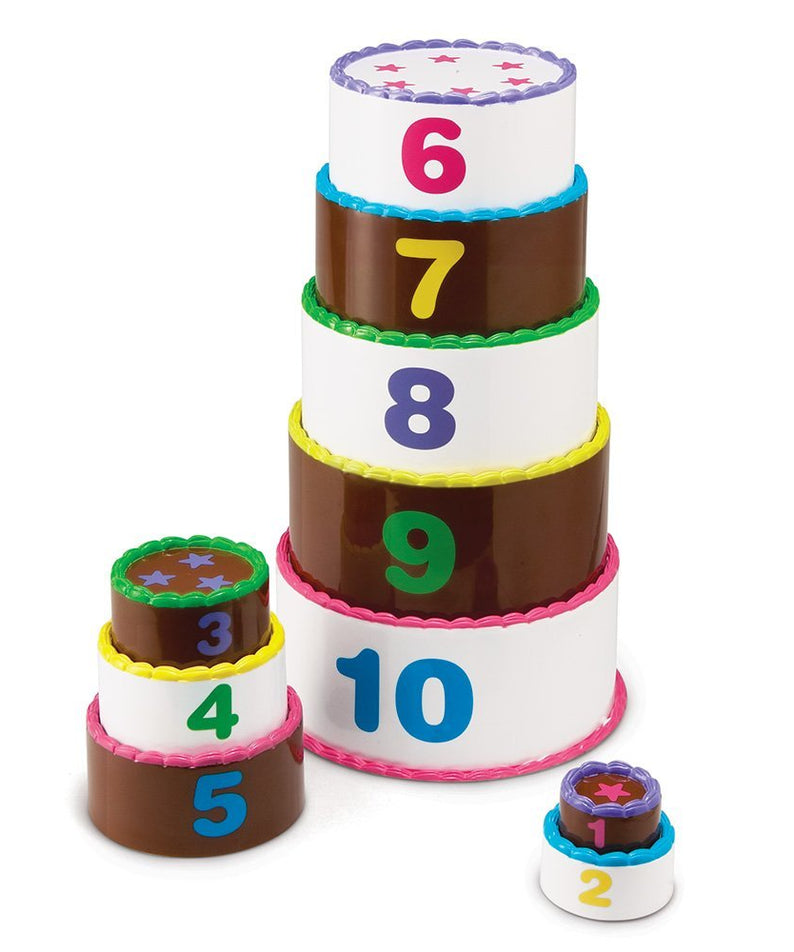 Learning Resources Smart Snacks Stack and Count Layer Cake, Educational Stacking Toy for Early Maths and Motor Skills, Ages 2 Plus