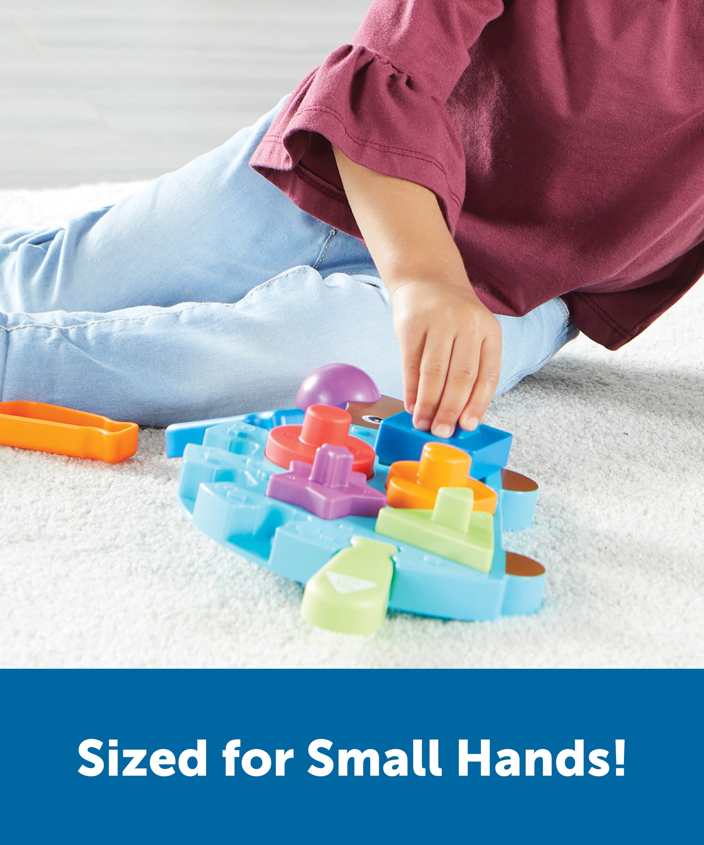 Learning Resources Spike the Fine Motor Hedgehog Puzzle Playmate (LER9103), 2-in-1 Shape Sorter and Puzzle, Fine Motor Skills Development Toy for Toddlers, Ages 18 Months+