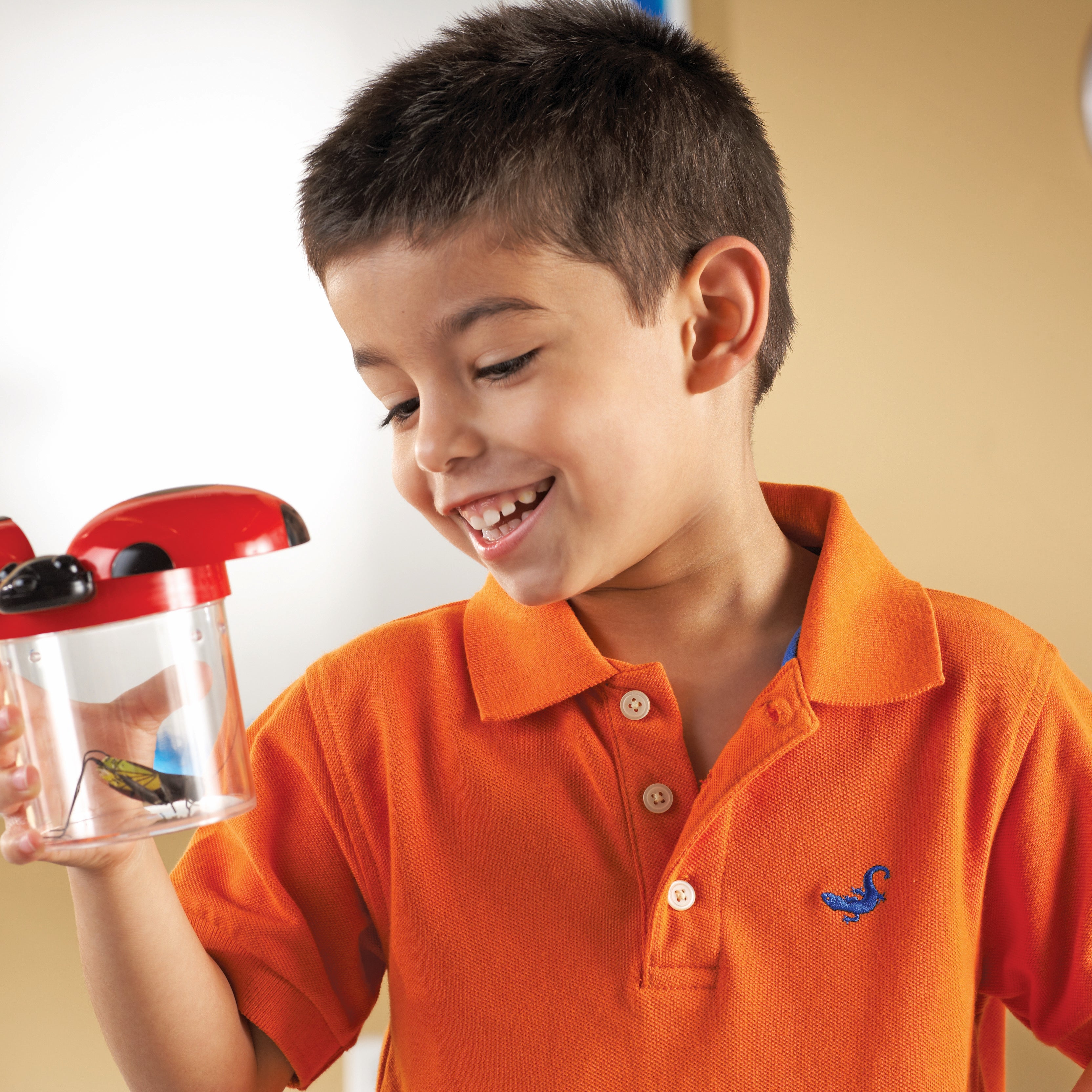 Learning Resources Jumbo Bug Jars, Set of 12 Insect Observation Jars for Kids, Includes 3.5x Magnifying Lids, Air Vents, and Screw-On Caps, Ideal for Outdoor STEM Exploration, Ages 3+