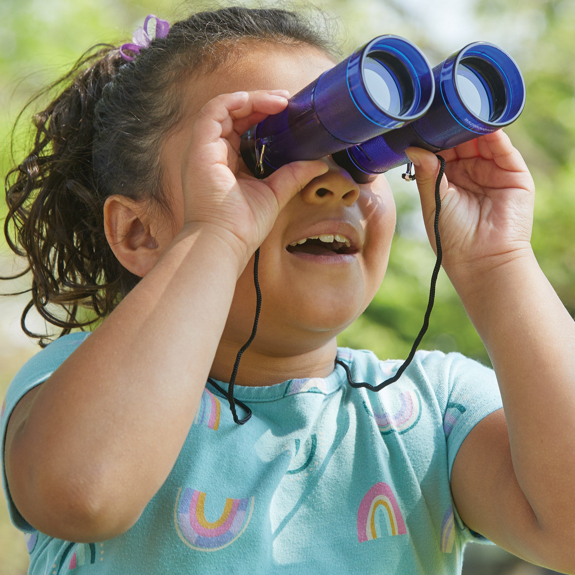 Learning Resources Primary Science Binoculars, 6x Magnification, Durable Child-Friendly Design with Neck Strap, Ideal for Early Exploration, Ages 3+