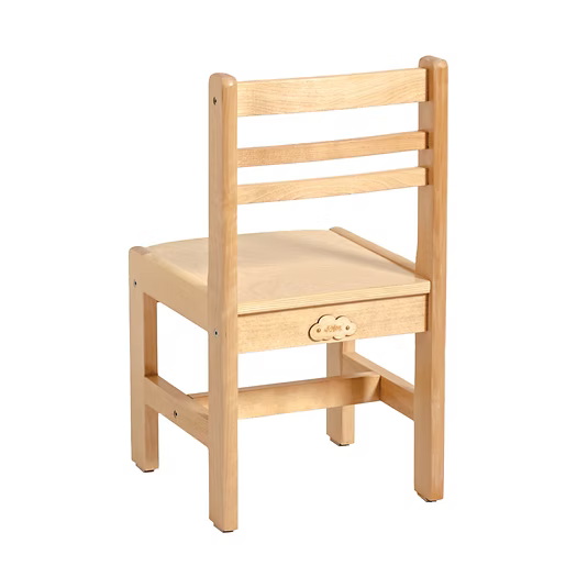 Joyees Eco-friendly Wooden Toddler Chair, Natural Birch Plywood for Children, Boys and Girls, Suitable for Home, Daycare, Nursery, Kindergarten, Preschool, Classroom or Play Areas, 12m+
