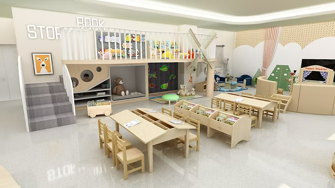 Joyees Eco-friendly Wooden Toddler Chair, Natural Birch Plywood for Children, Boys and Girls, Suitable for Home, Daycare, Nursery, Kindergarten, Preschool, Classroom or Play Areas, 12m+