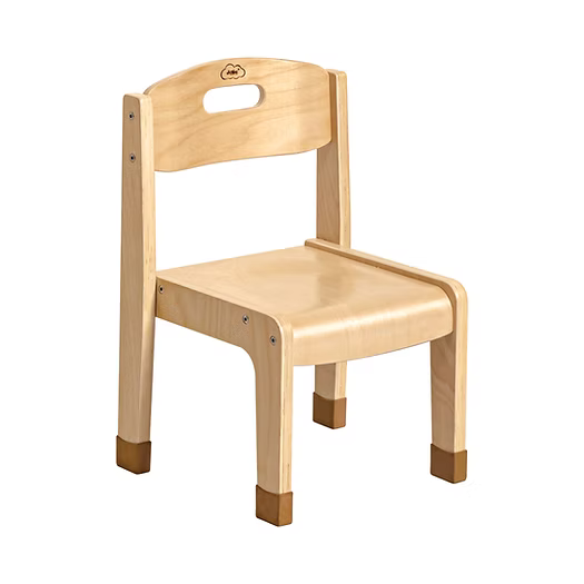 Joyees Eco-friendly Wooden Goteborg Chair, Natural Birch Plywood for Children, Boys and Girls, Suitable for Home, Daycare, Nursery, Kindergarten, Preschool, Classroom or Play Areas, 12m+