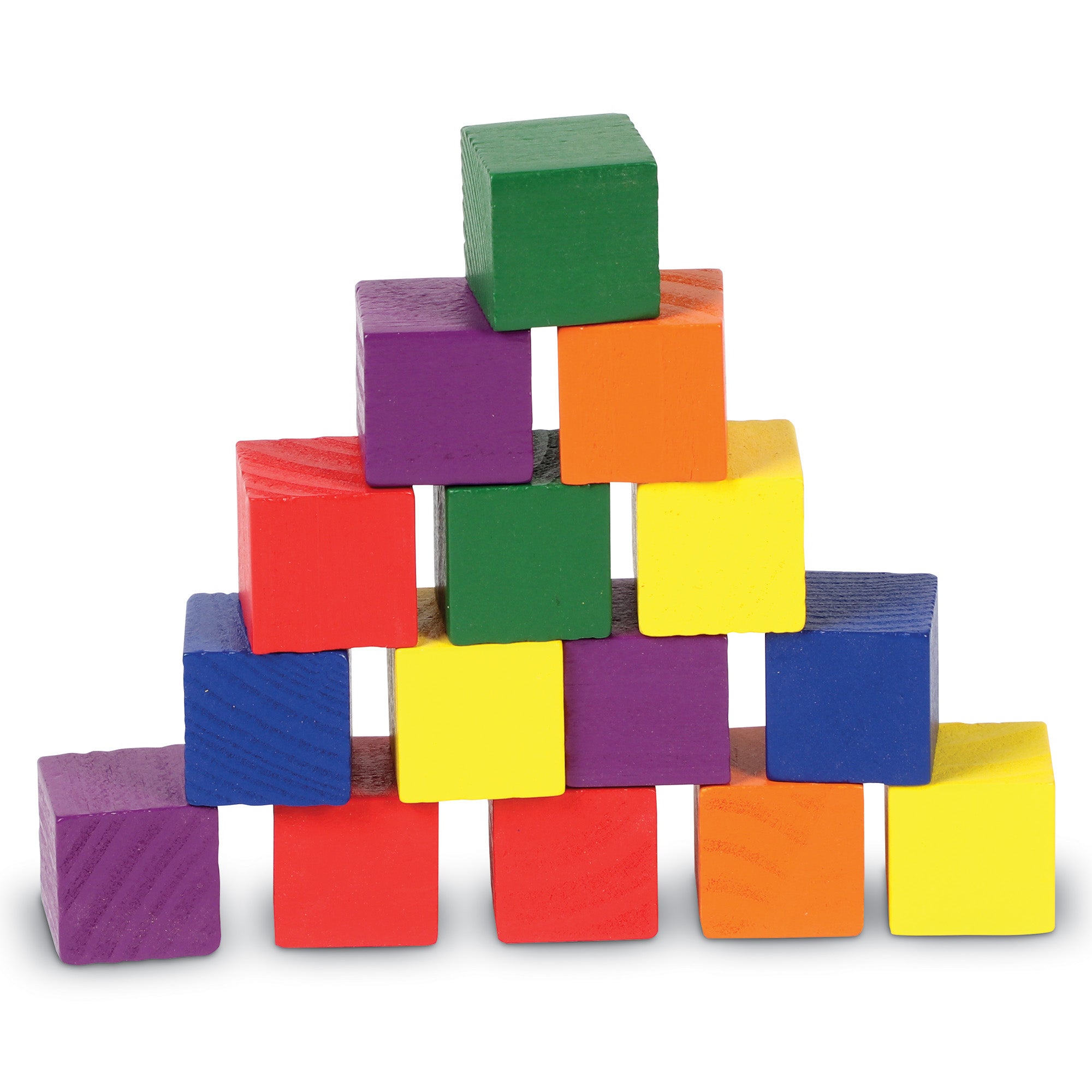 Learning Resources 1" Wooden Colour Cubes, Set of 102, Early Maths Manipulatives for Sorting, Counting & Patterns (Ages 3+)