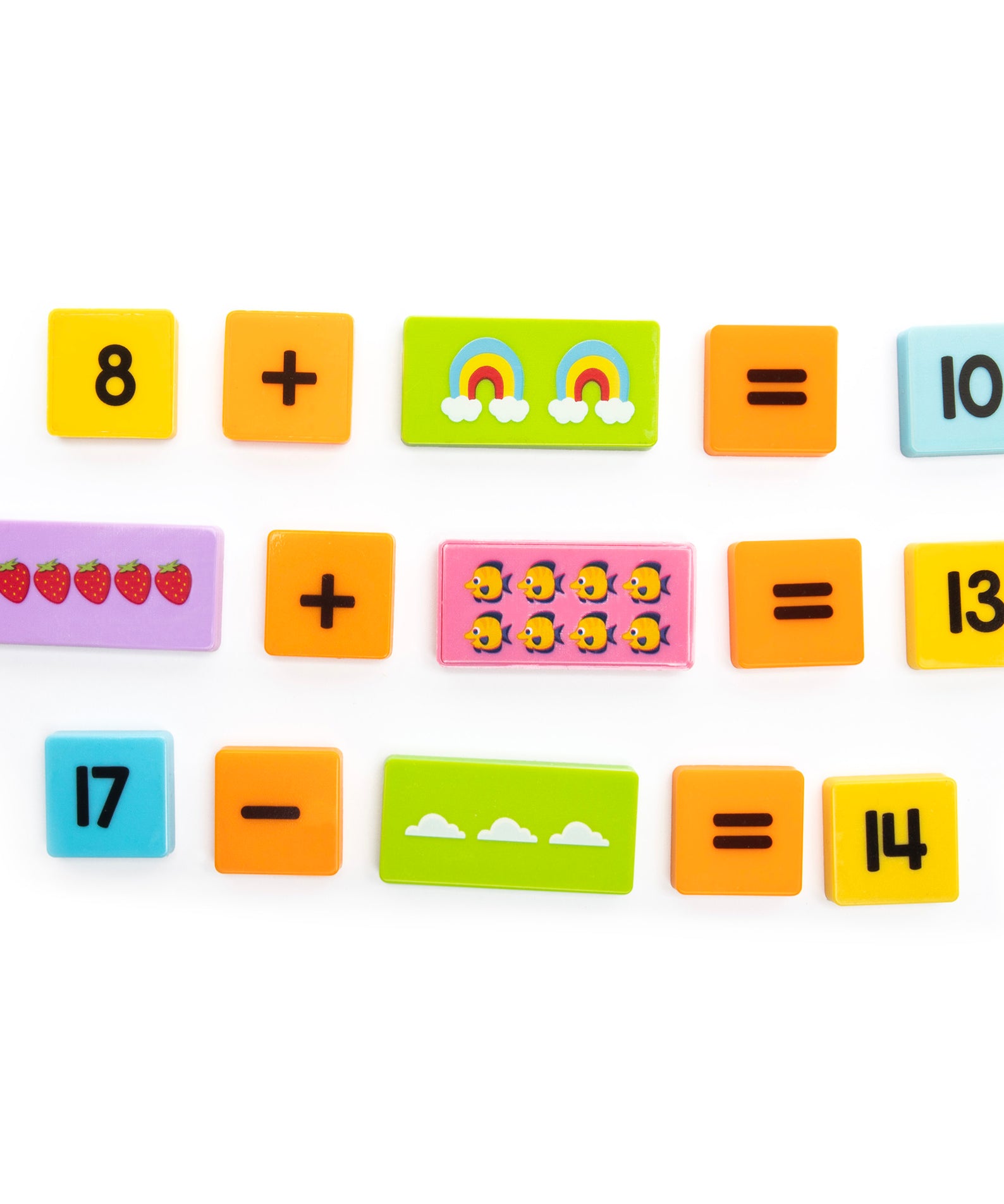 Learning Resources Math Dominoes, Addition and Subtraction Set for Kids, 100 Colourful Dominoes for Counting, Number Recognition, and Early Maths, Ages 3+