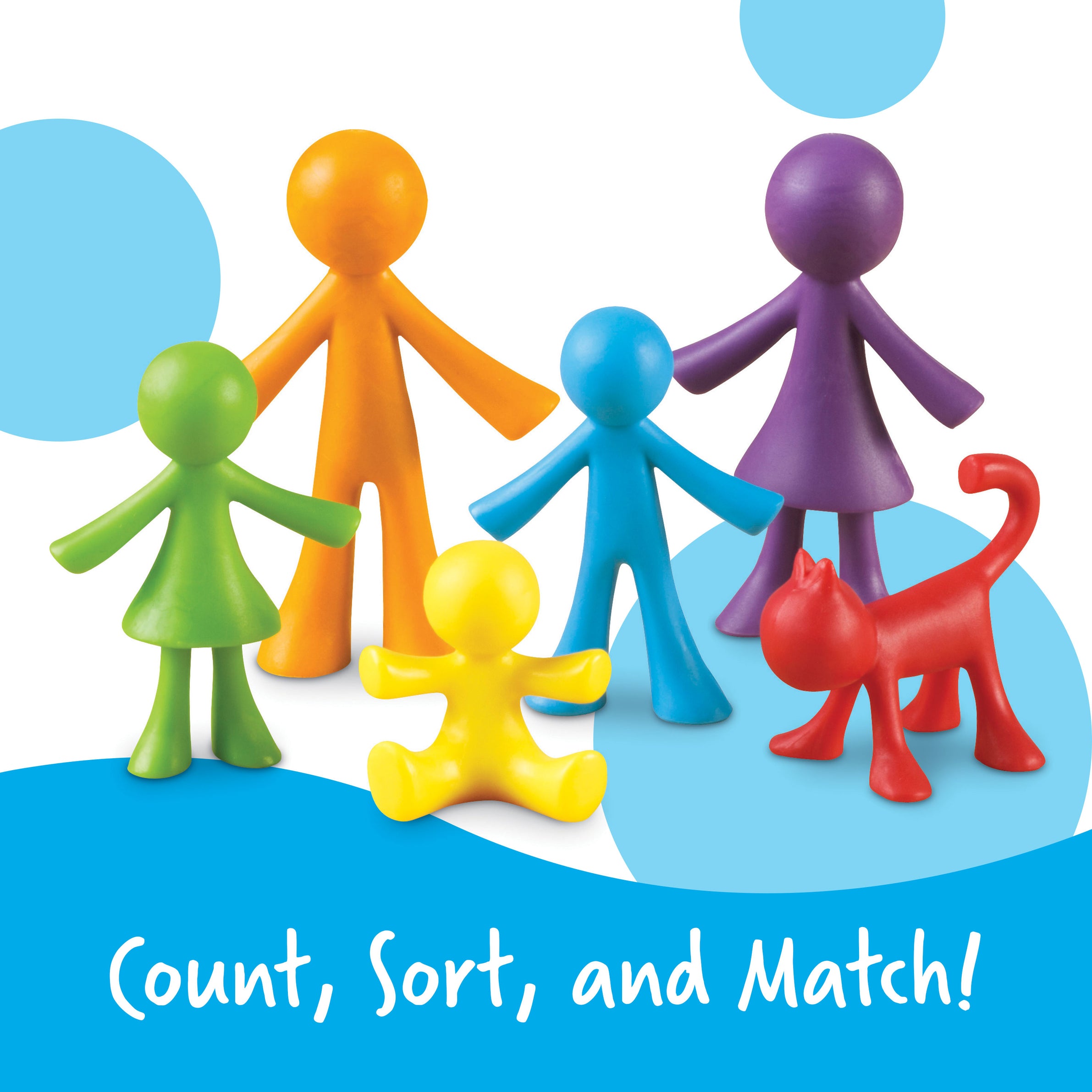 Learning Resources All About Me Family Counters, Set of 72, Colourful Family-Themed Counters for Counting, Sorting, and Patterning, Ages 3+