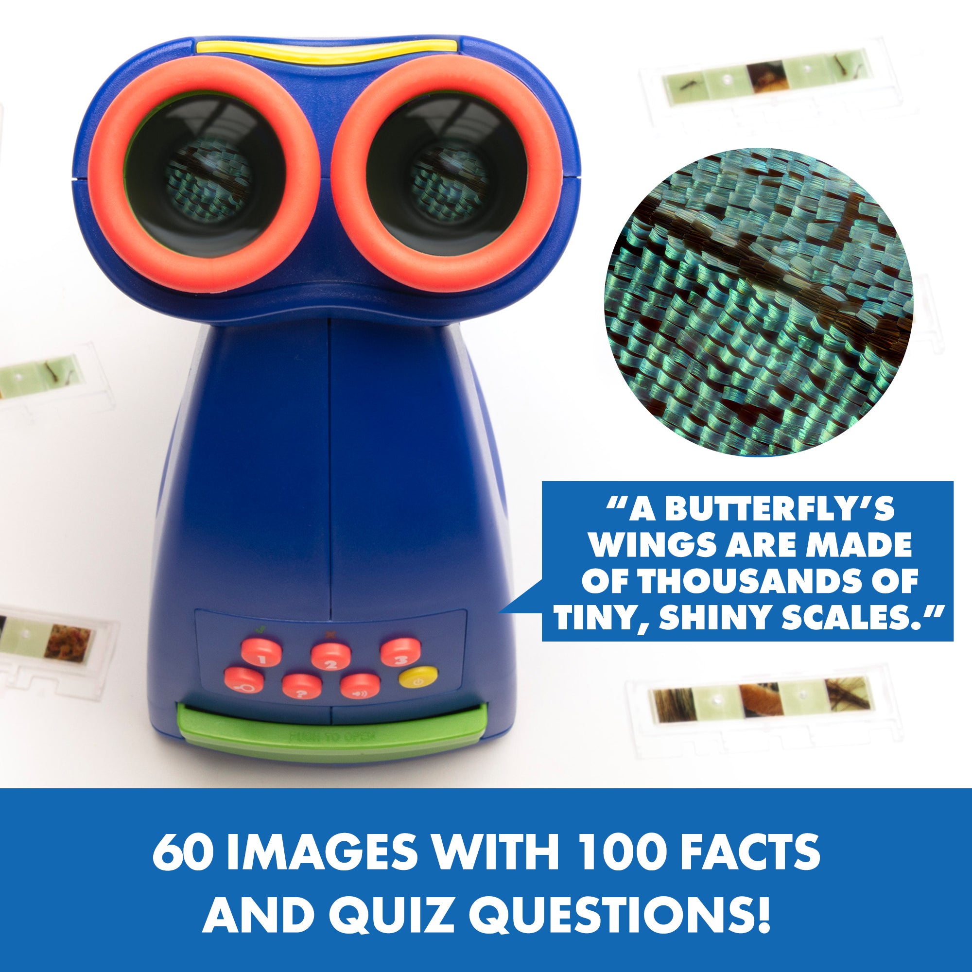 Learning Resources GeoSafari Talking Microscope, Child-Friendly Real Working Microscope with Bindi Irwins Voice, 20 Pre-Prepared Slides, Multilingual Audio, Ages 4+