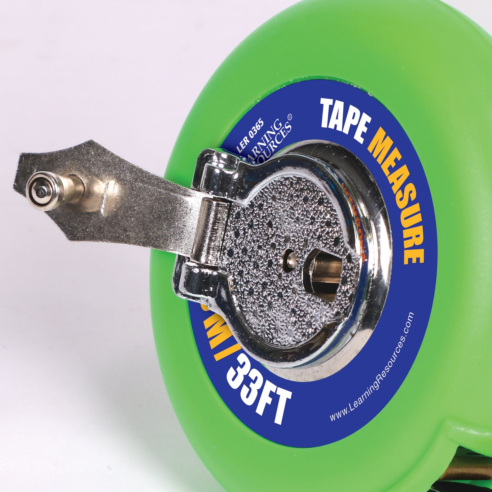 Learning Resources Tape Measure, 10m/33ft, Double-Sided Wind-Up Measuring Tape with Metric & Imperial Units, Ages 6+