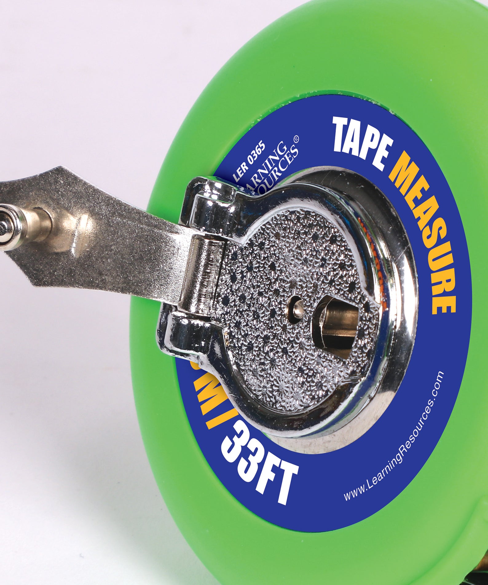 Learning Resources Tape Measure, 10m/33ft, Double-Sided Wind-Up Measuring Tape with Metric & Imperial Units, Ages 6+