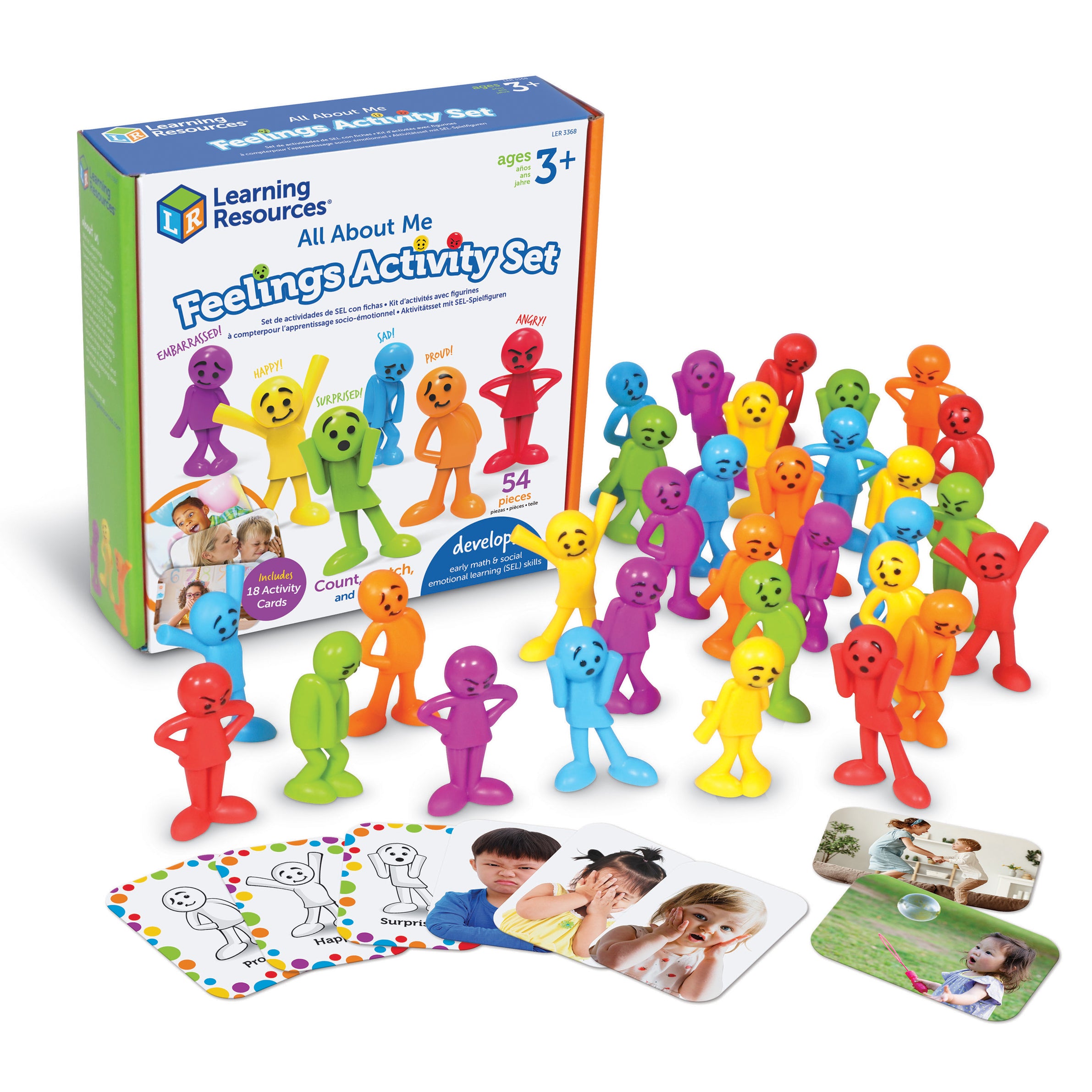 Learning Resources All About Me Feelings Activity Set, Social-Emotional Learning (SEL) Game for Kids, Ages 3+