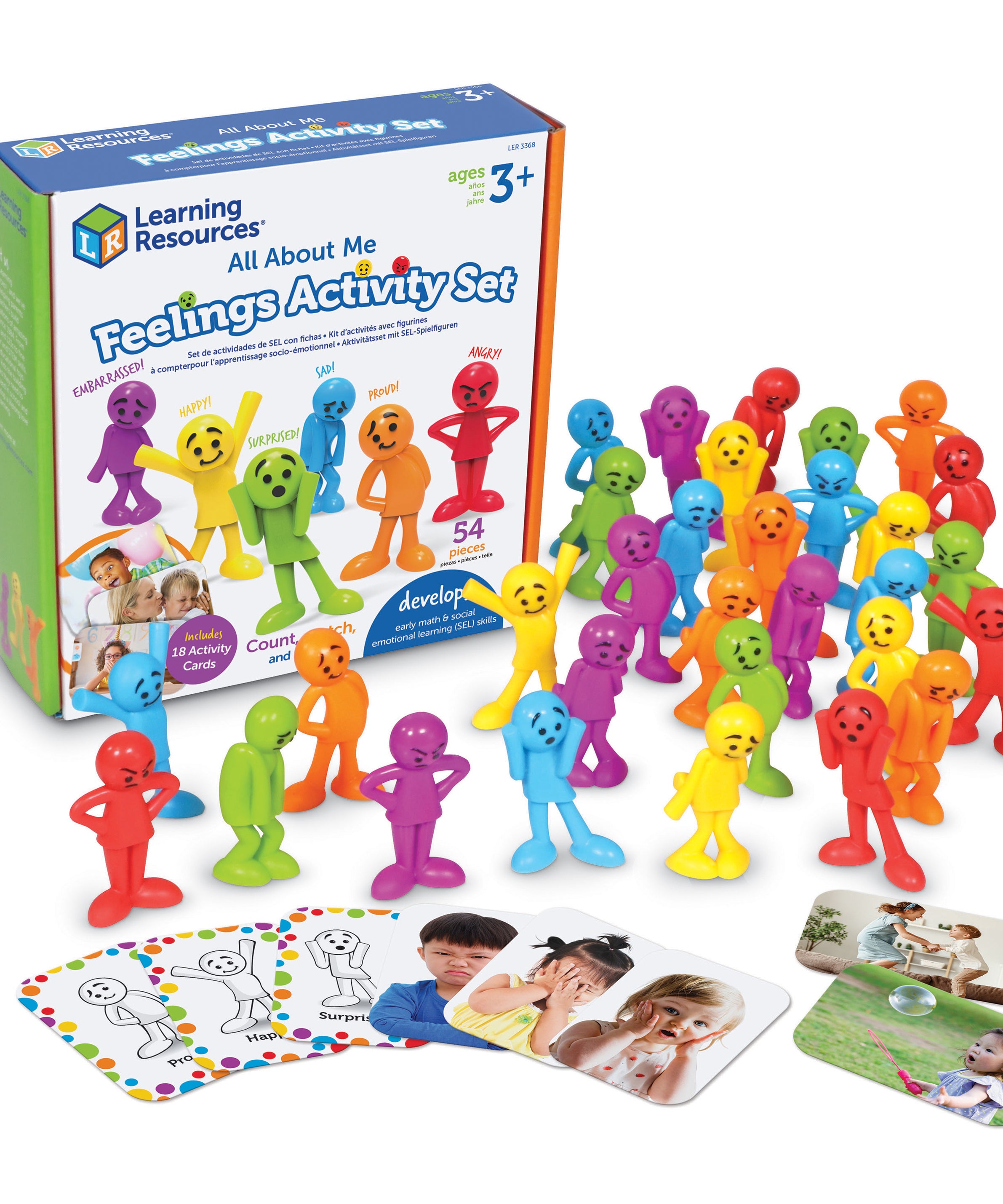 Learning Resources All About Me Feelings Activity Set, Social-Emotional Learning (SEL) Game for Kids, Ages 3+