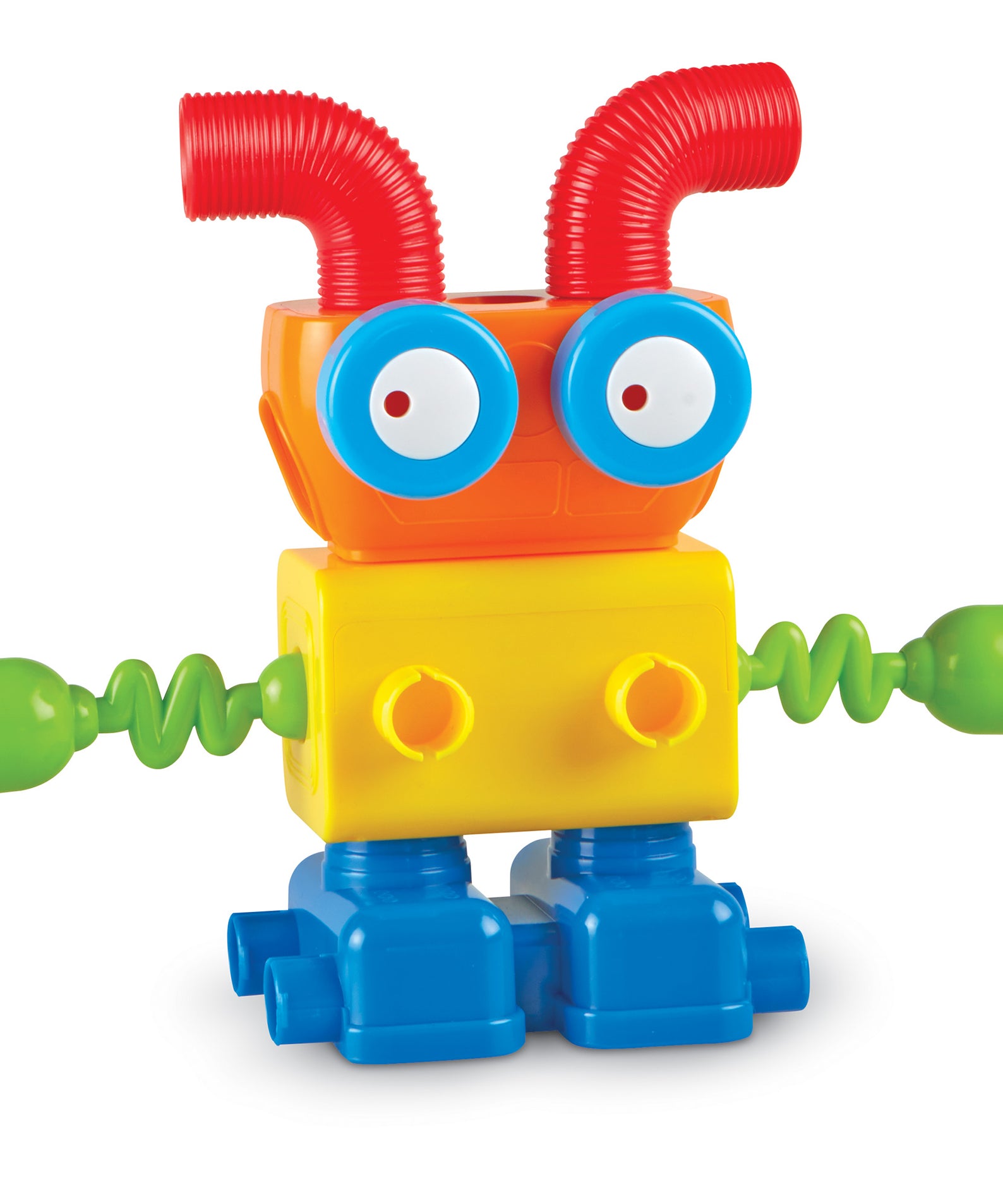 Learning Resources 1-2-3 Build It! Robot Factory, STEM Building Toy for Kids, Mix-and-Match Robot Pieces, Ages 2+