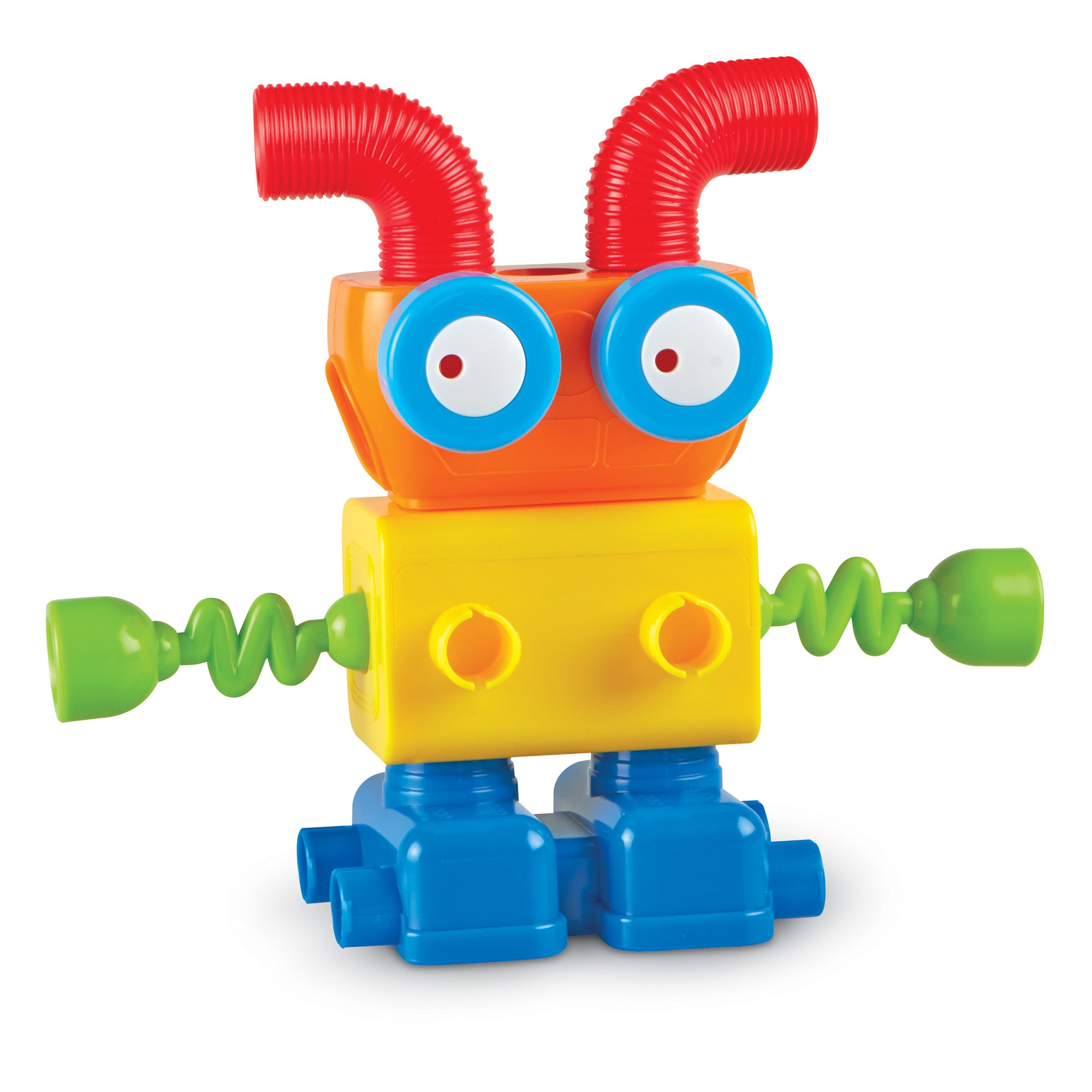 Learning Resources 1-2-3 Build It! Robot Factory, STEM Building Toy for Kids, Mix-and-Match Robot Pieces, Ages 2+