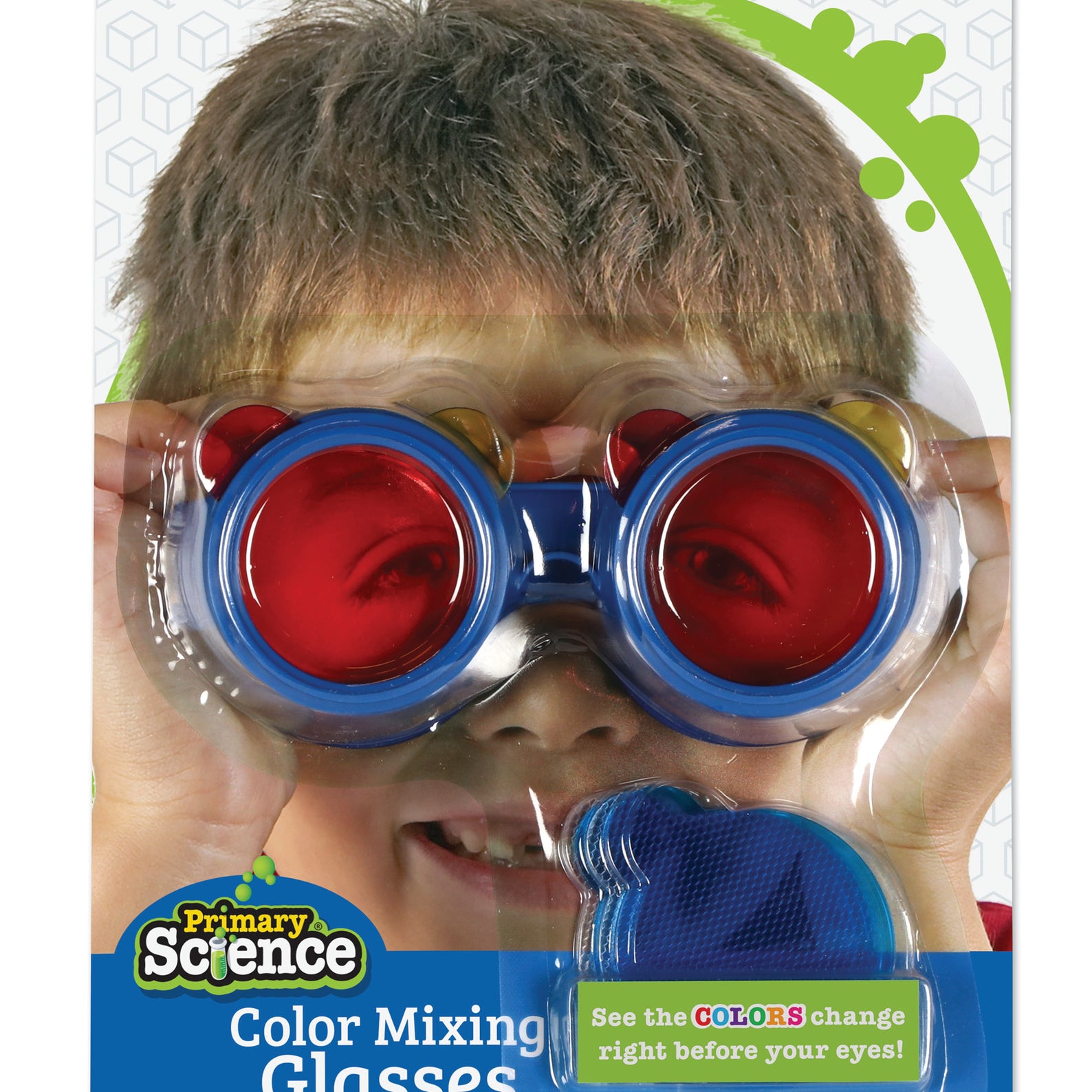 Learning Resources Primary Science Colour Mixing Glasses, Explore Primary & Secondary Colours, Kaleidoscope Fun with 8 Lenses, Ages 3+