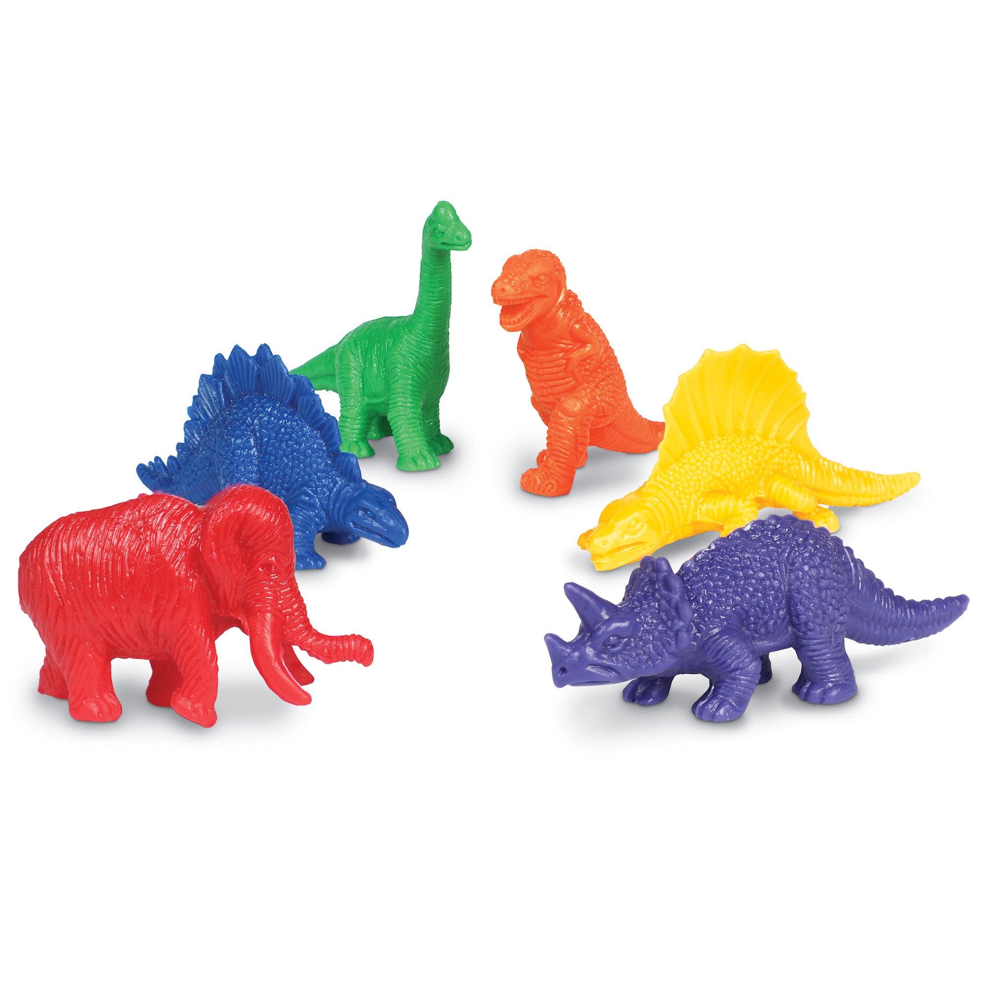Learning Resources Mini Dino Counters, Set of 108, Early Maths Sorting & Counting Toy, Includes Storage Tub & Activity Booklet, Ages 3+