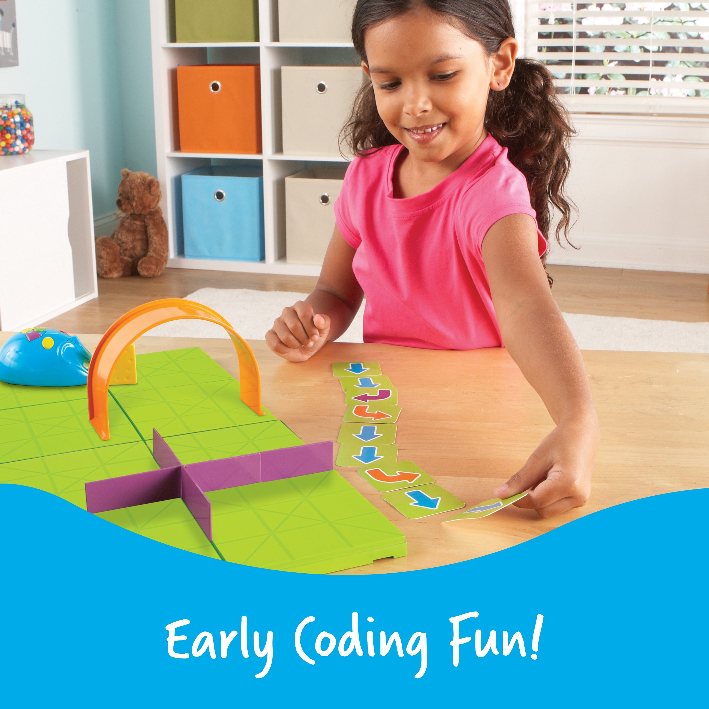 Learning Resources Code & Go Robot Mouse Activity Set, Early STEM Learning with Coding, Maze Exploration, and Fun Programming Challenges