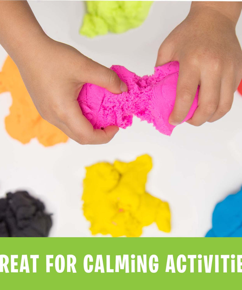 Learning Resources Playfoam Sand 8-Pack Sensory Play Sand for Fine Motor Skills and Calming Activity Never Dries Out Includes 8 Colors