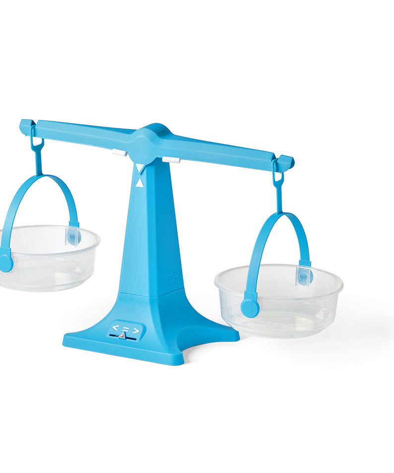 Learning Resources Nestable Pan Balance, Compact Algebra & Primary Balance Scale, Ages 3+