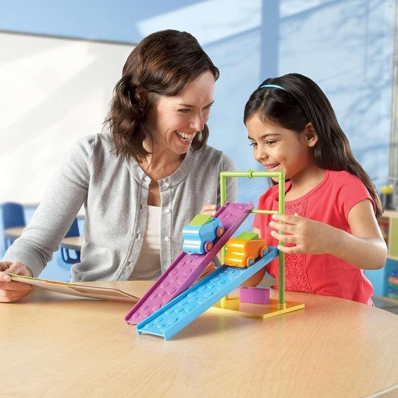 Learning Resources STEM Force and Motion Activity Set, Hands-On Science Kit for Kids, Ages 5+